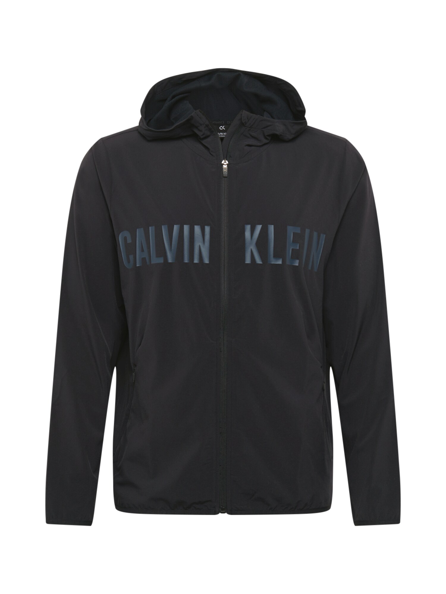 Calvin Klein Performance Sportinis džemperis  juoda / nakties mėlyna