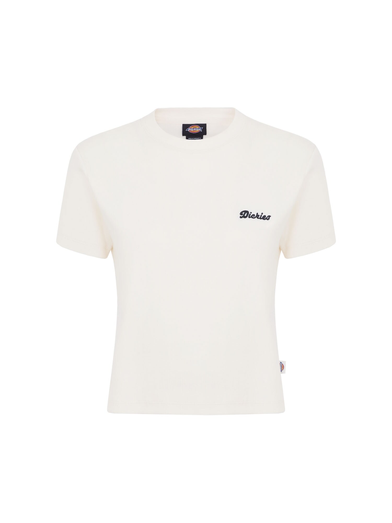 DICKIES Tricou LEWISTOWN  negru / alb natural