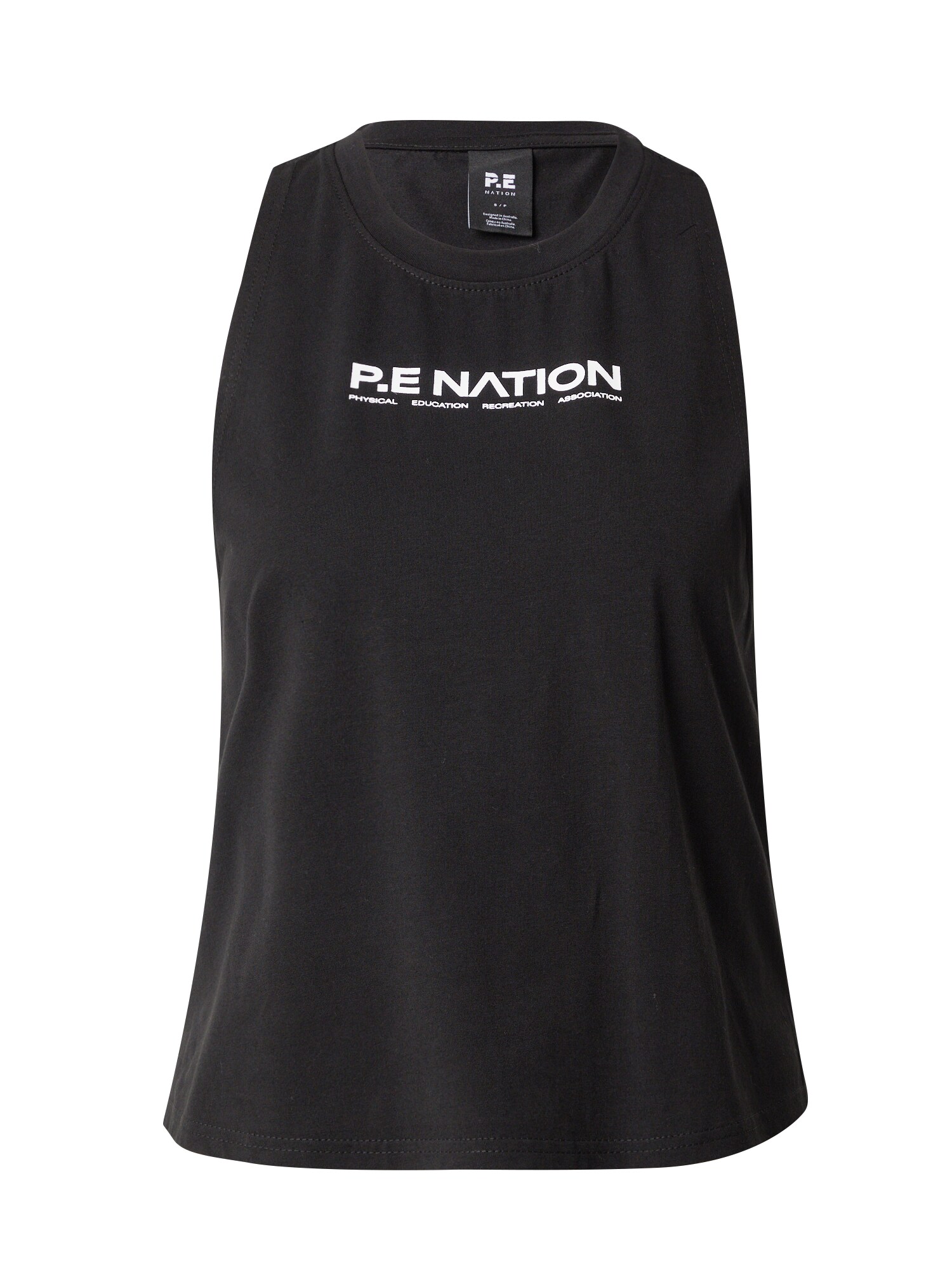 P.E Nation Športový top čierna / biela