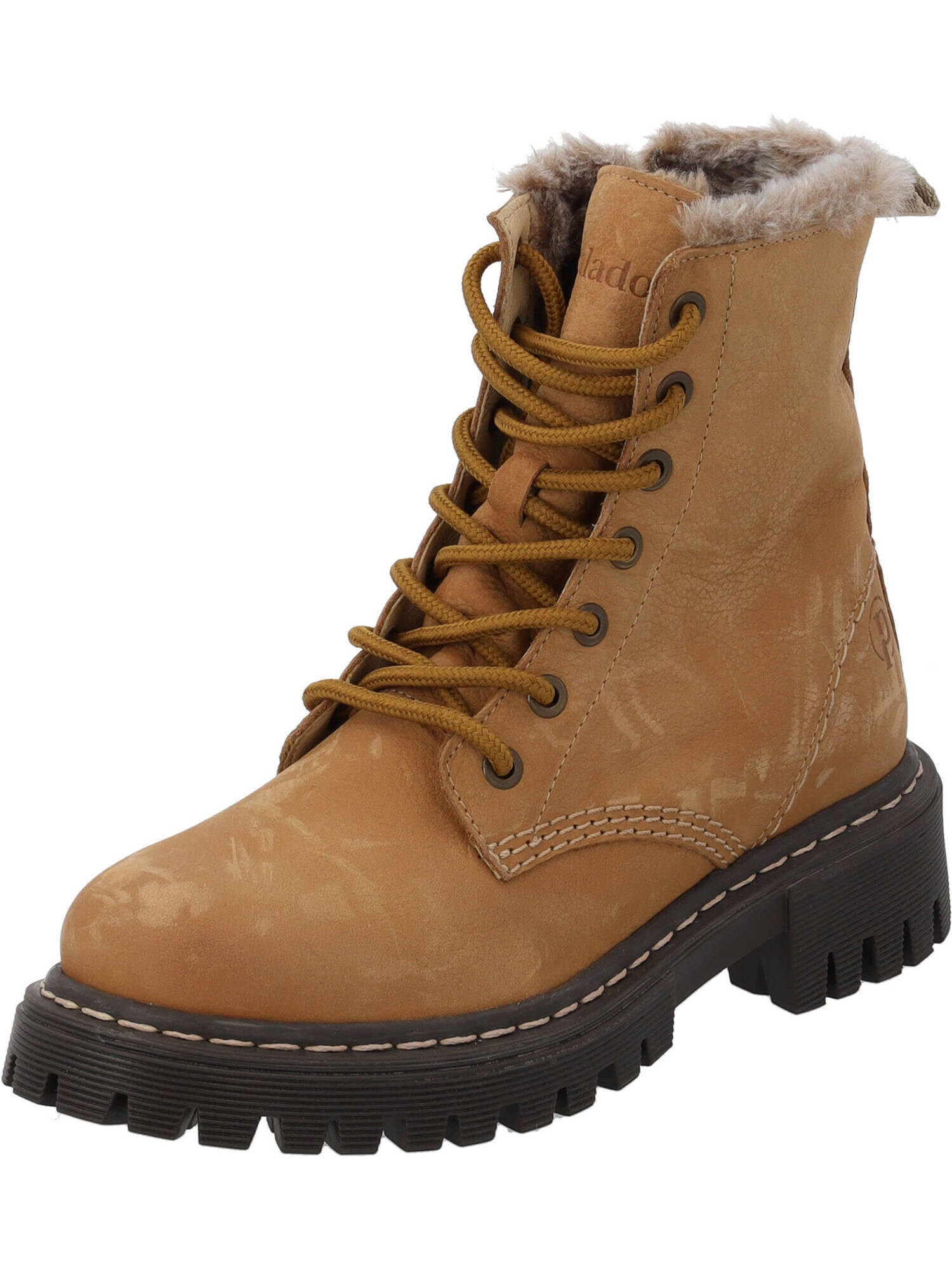 Palado Cizme cu șireturi Giase  maro