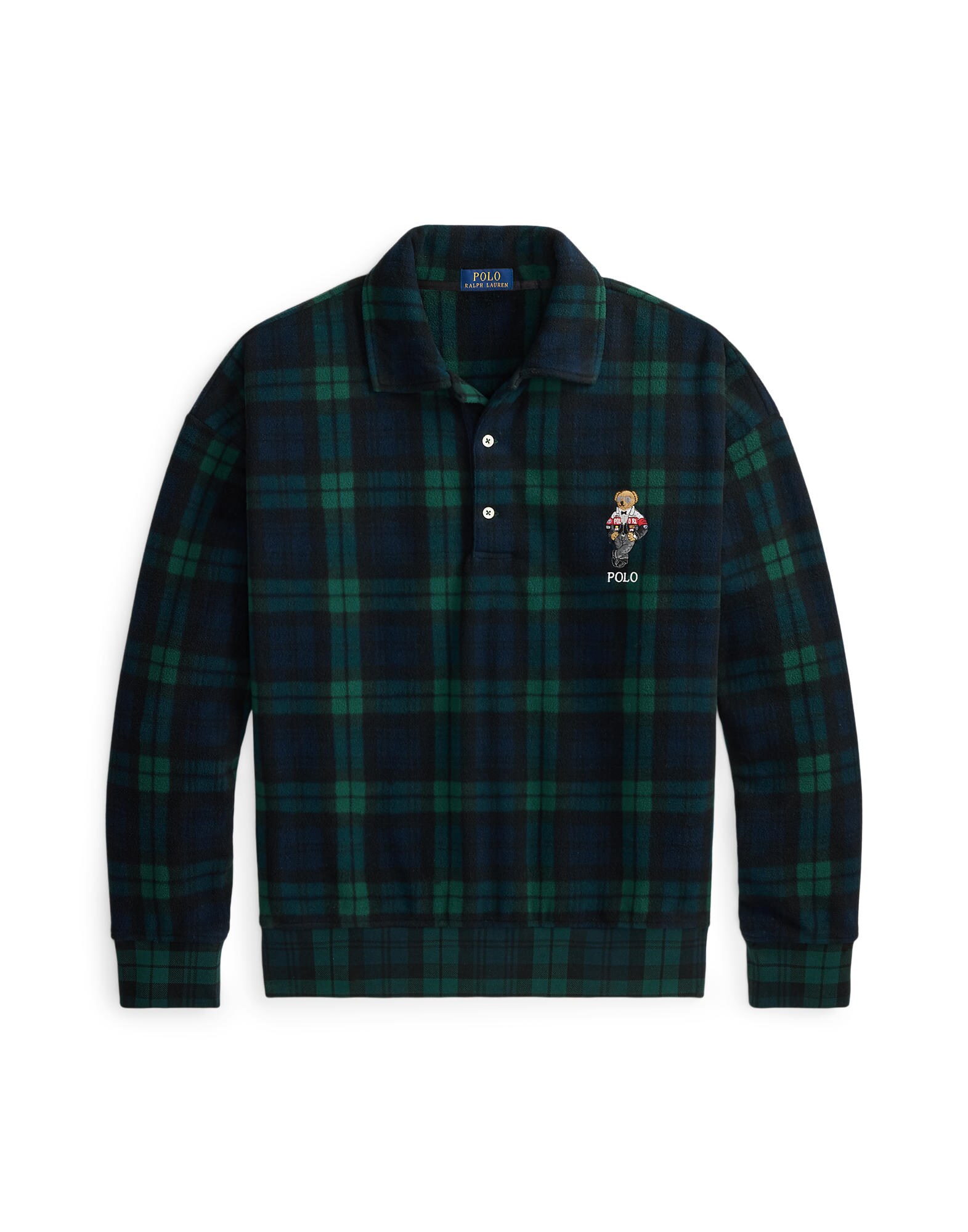 Polo Ralph Lauren Pulover albastru / verde / negru