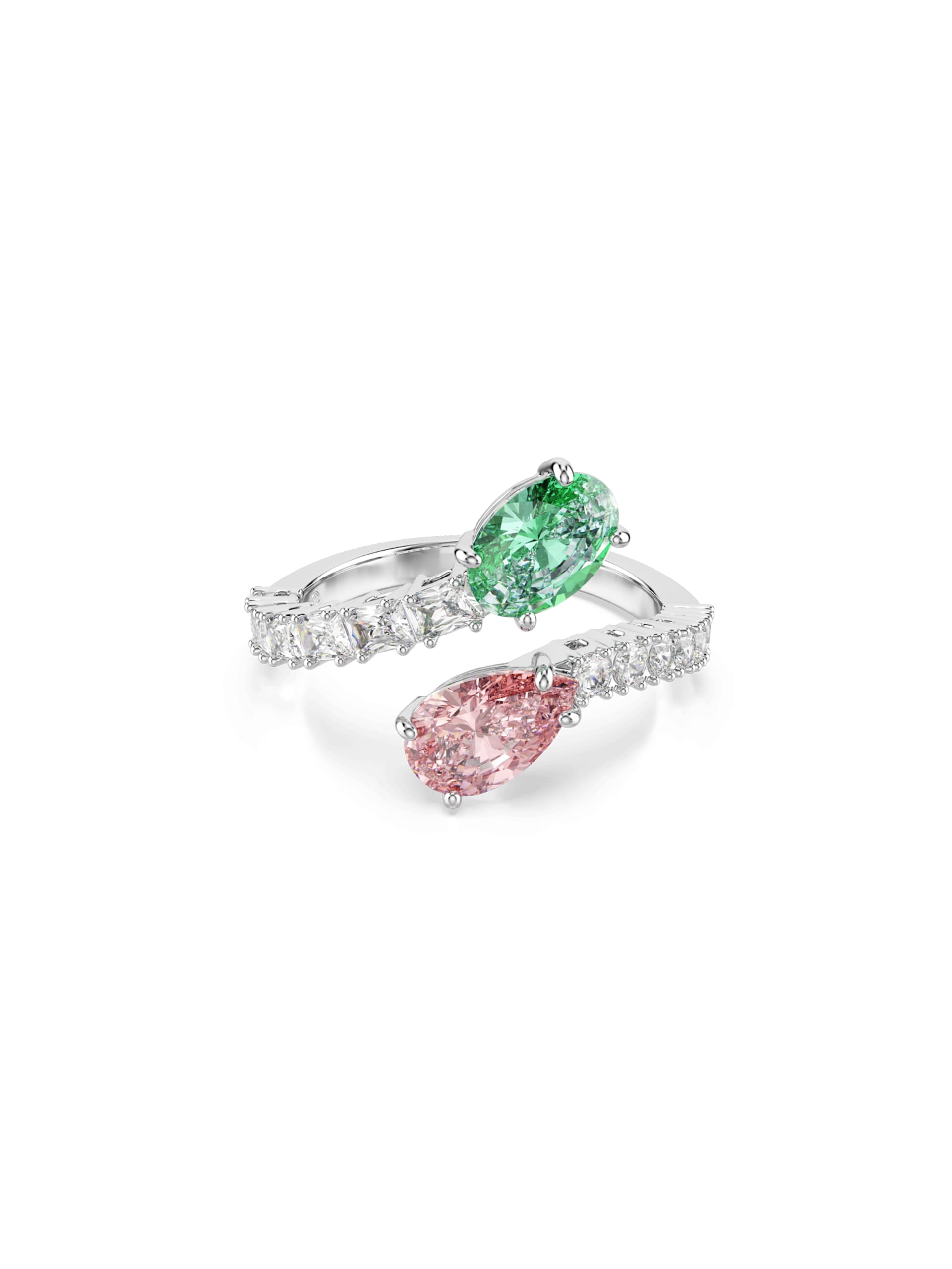 Ring grön / rosa