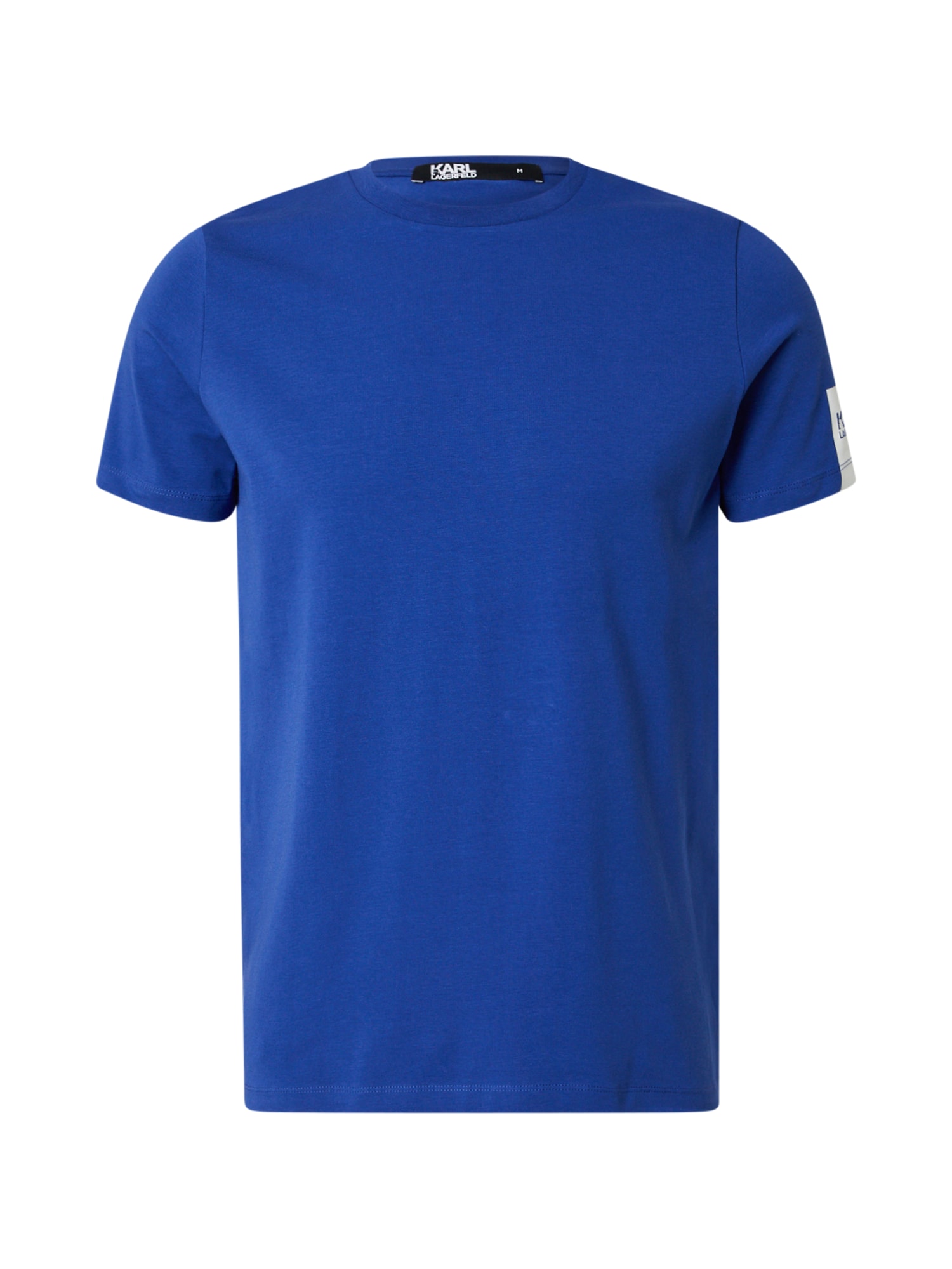 Karl Lagerfeld Tricou  albastru / alb