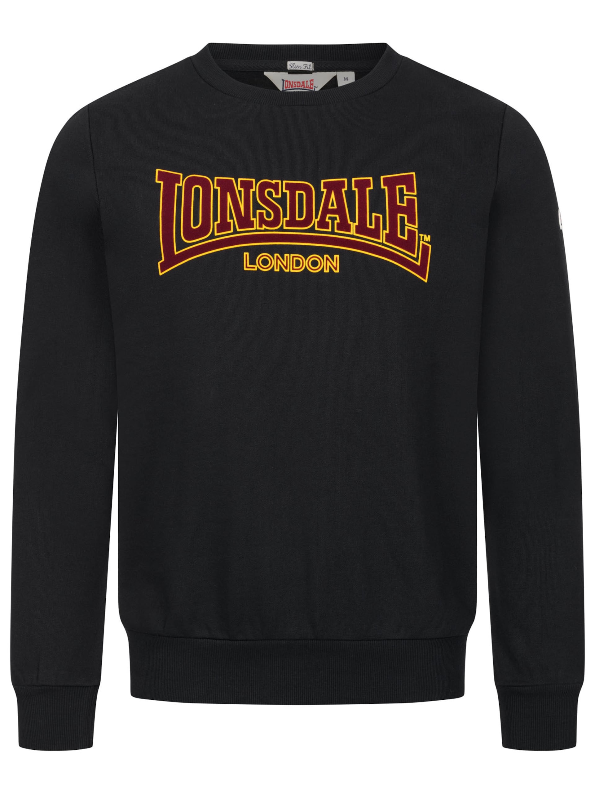 LONSDALE Sweatshirt 'Classic LL001' orange / karminröd herr