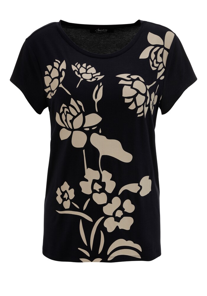 Aniston SELECTED T-Shirt Damen Größe M creme / marine