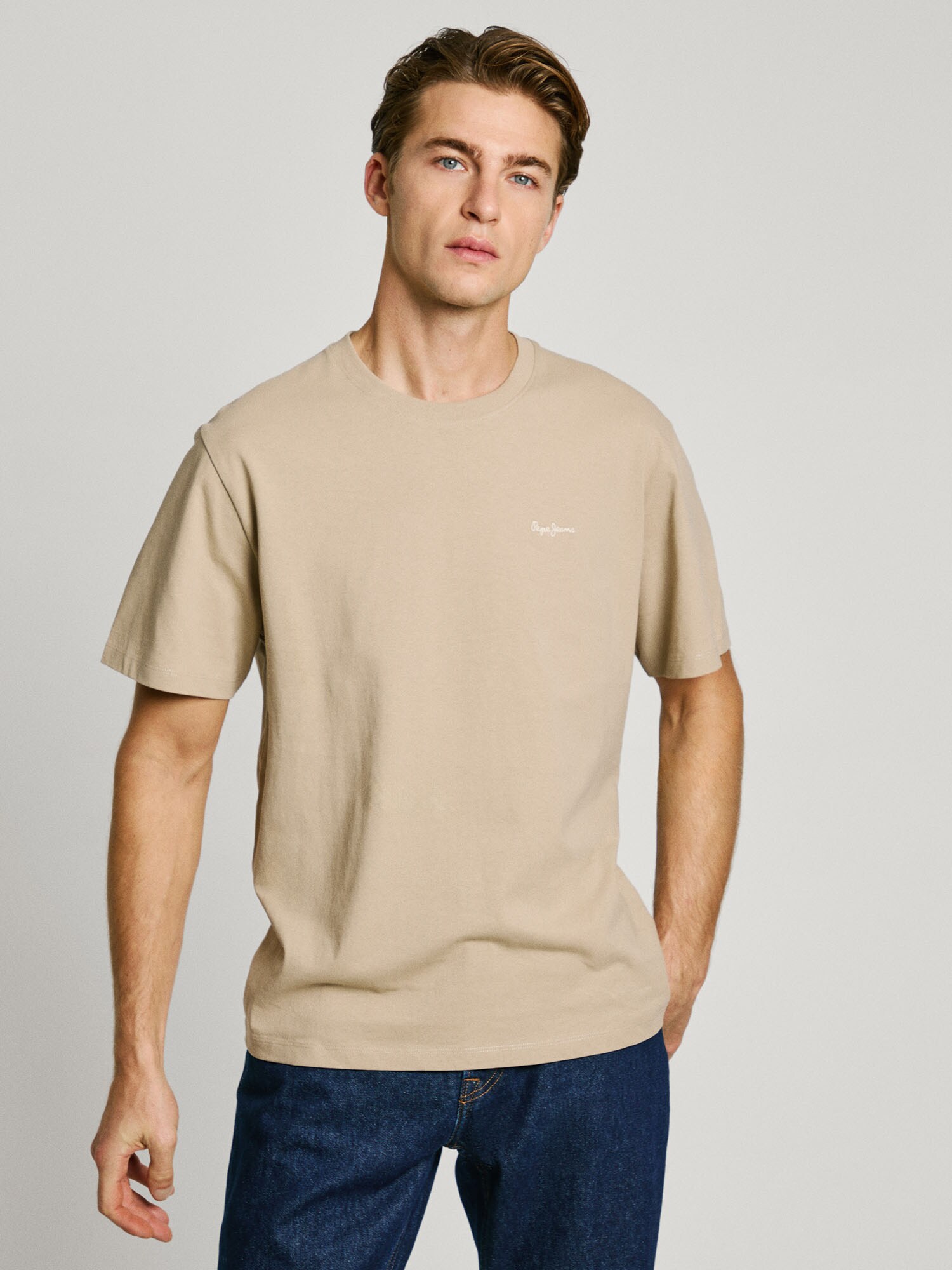 Pepe Jeans Póló 'Contrast Connor'  teveszín termék 2. képe