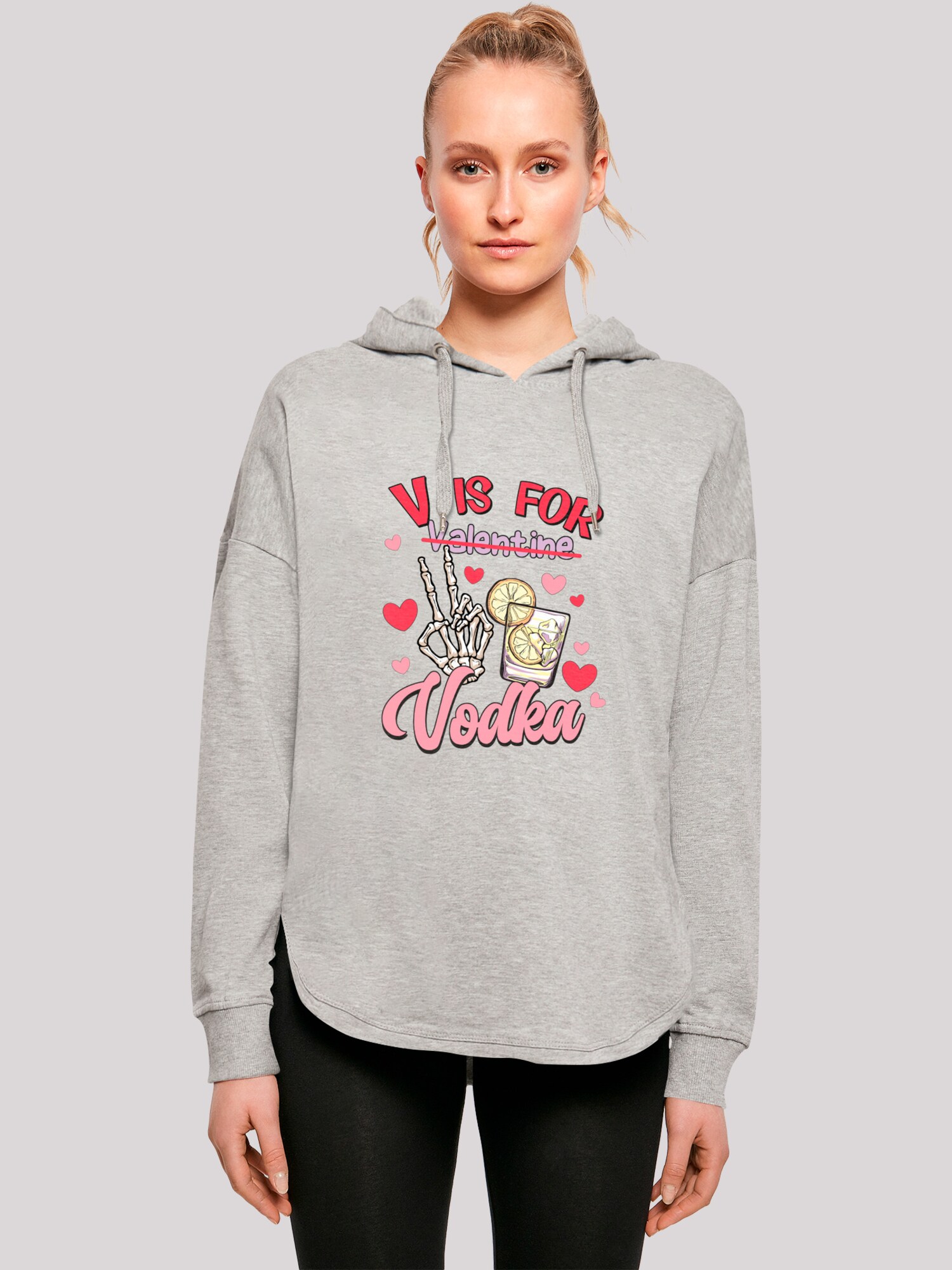 Thumbnail - F4NT4STIC Sweatshirt Anti Valentinstag V Is For Vodka