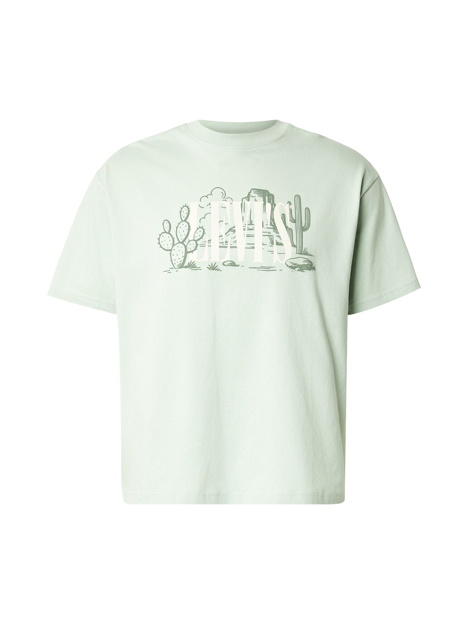 LEVIS ® Tricou CACTUS  oliv / verde pastel / verde deschis