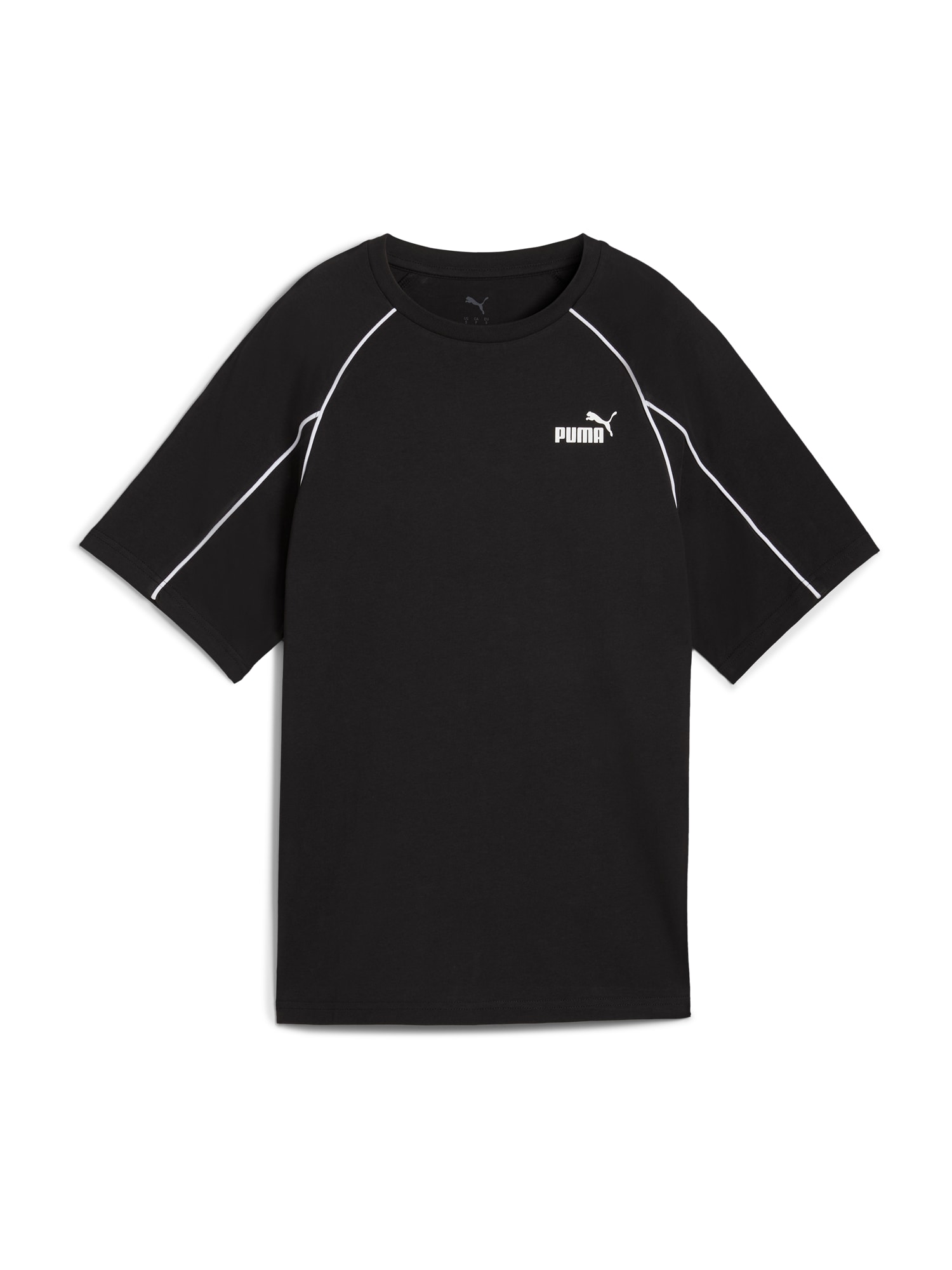 PUMA Tricou funcțional  negru / alb