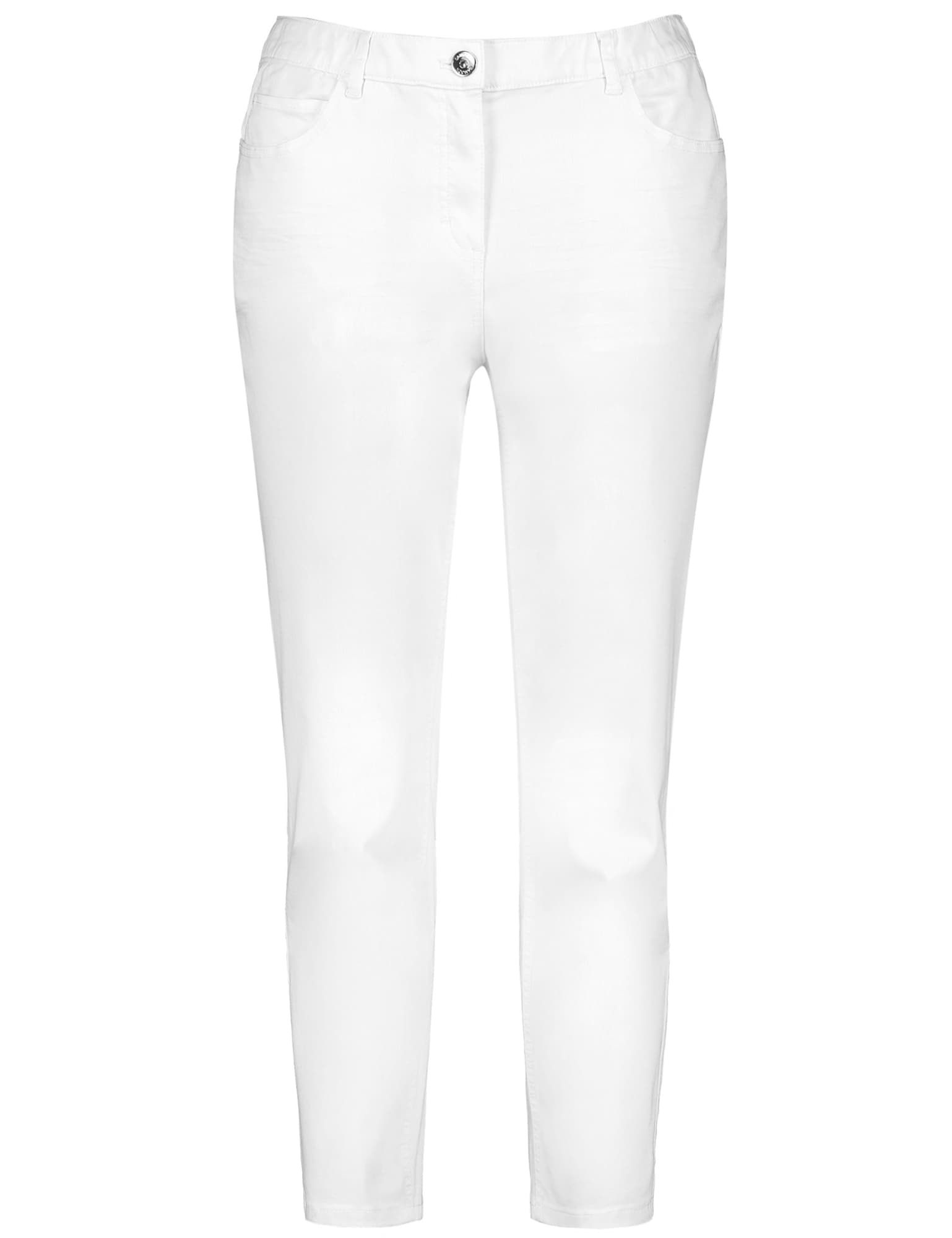 SAMOON Džinsai 'Betty' balto džinso spalva