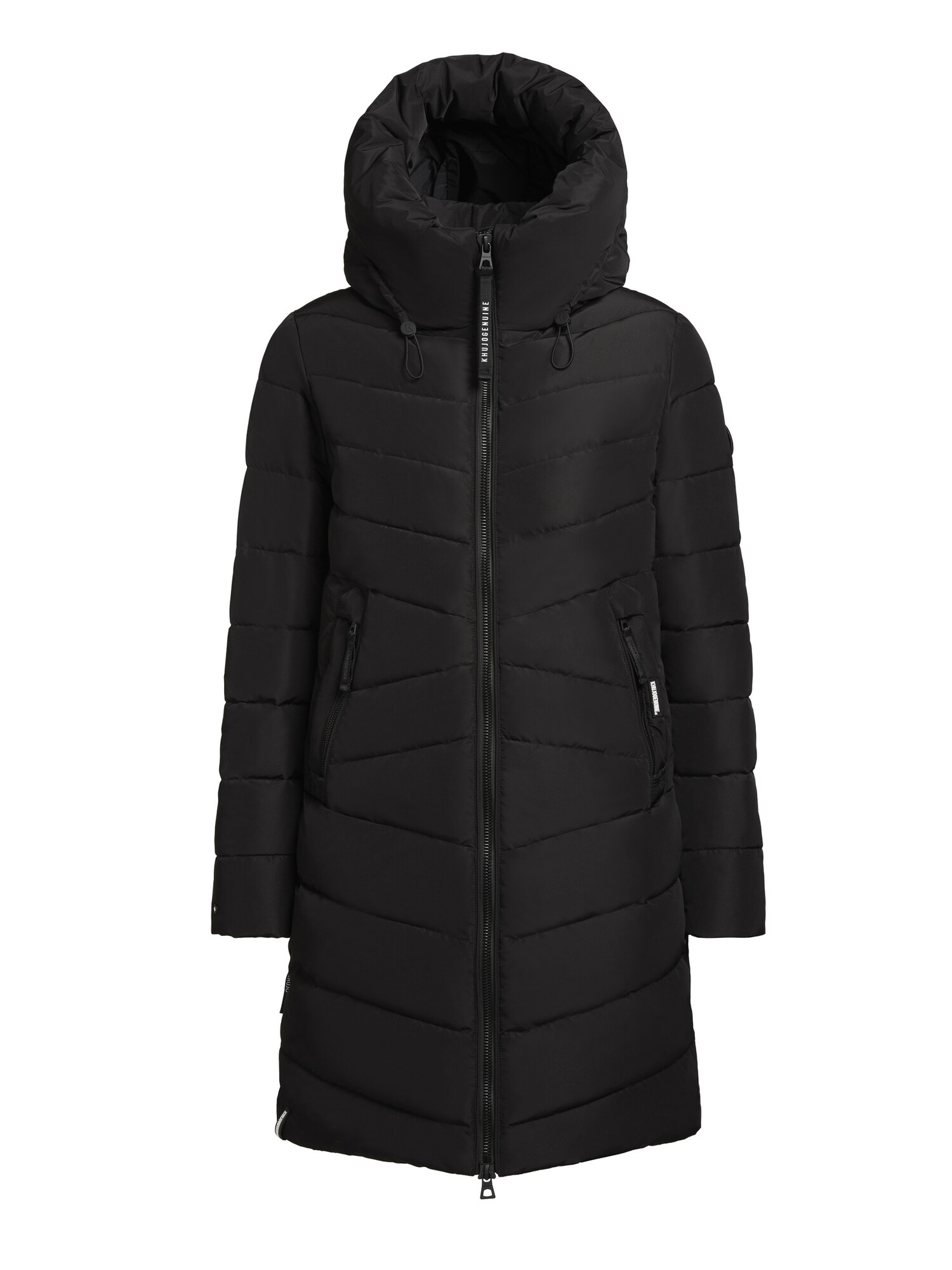 khujo Palton de iarnă Pluz  negru