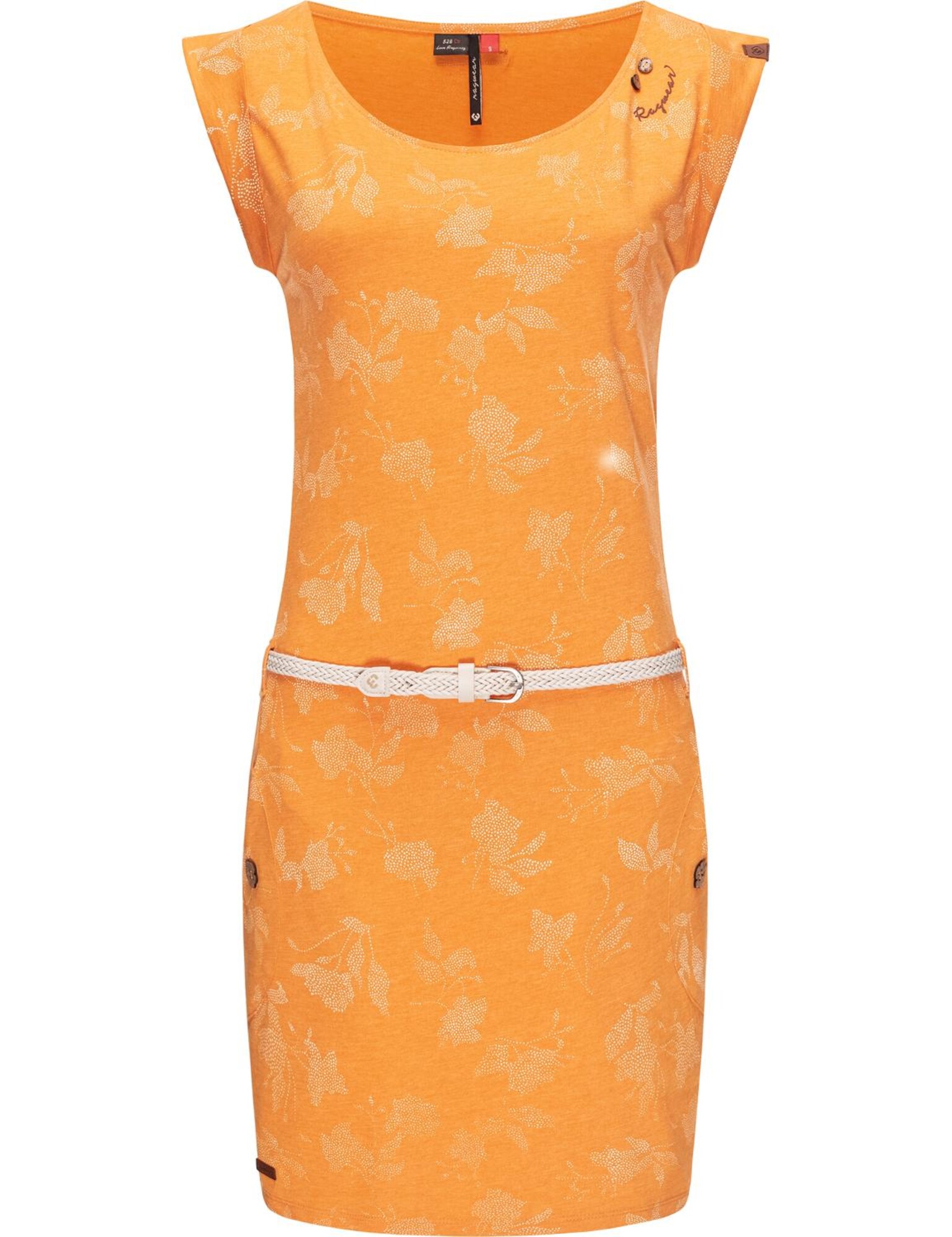 Ragwear Haljina  narančasta / bijela