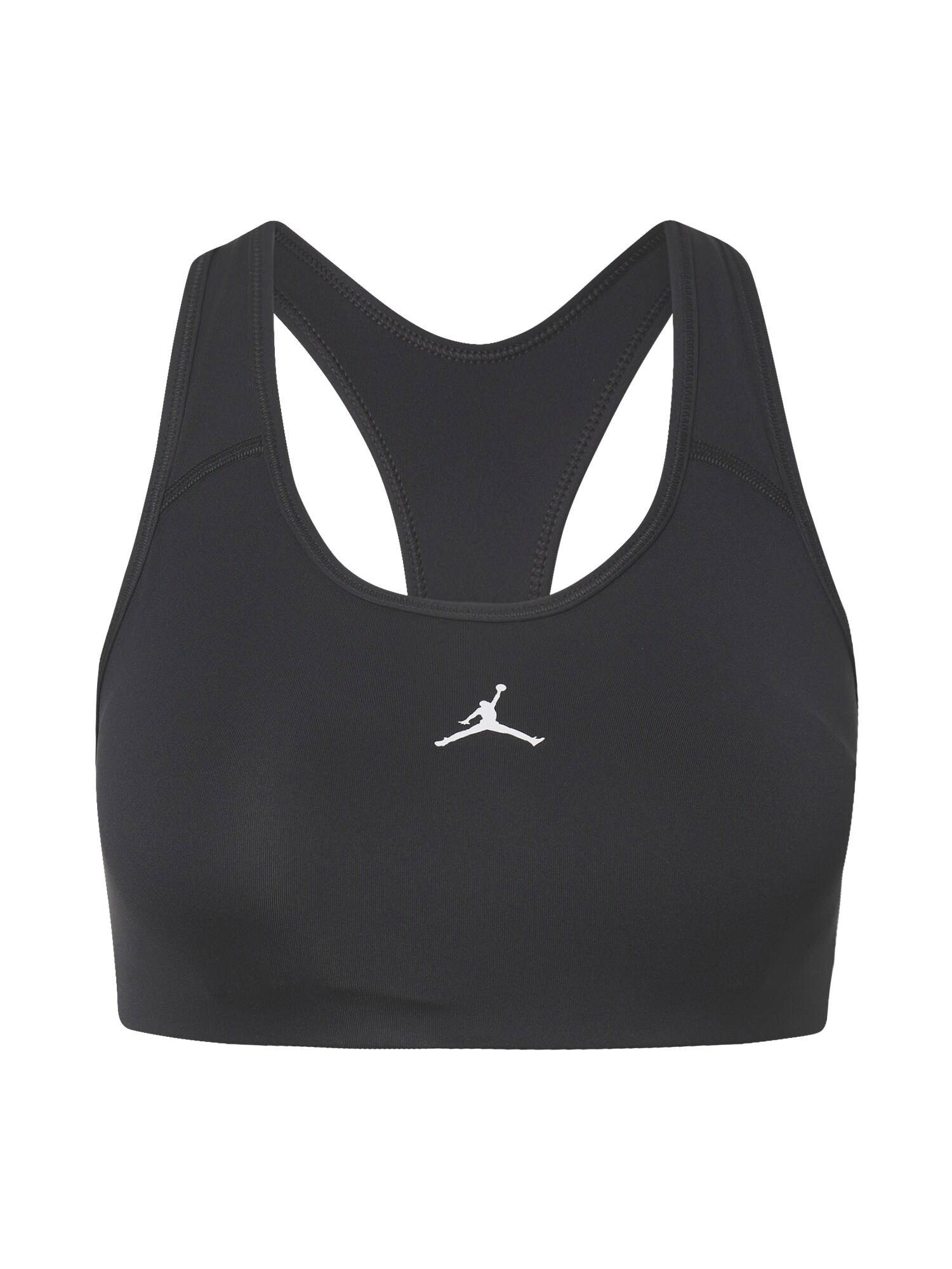 NIKE Sutien sport  negru / alb