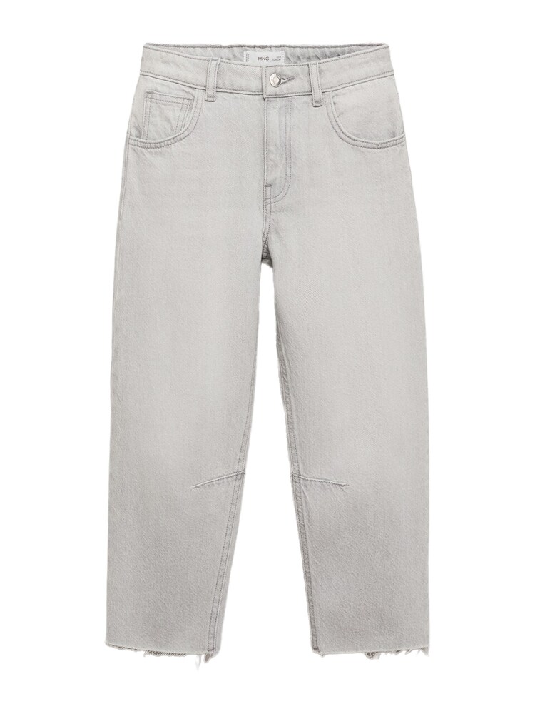 MANGO KIDS Jeans Mädchen Größe 128 grey denim