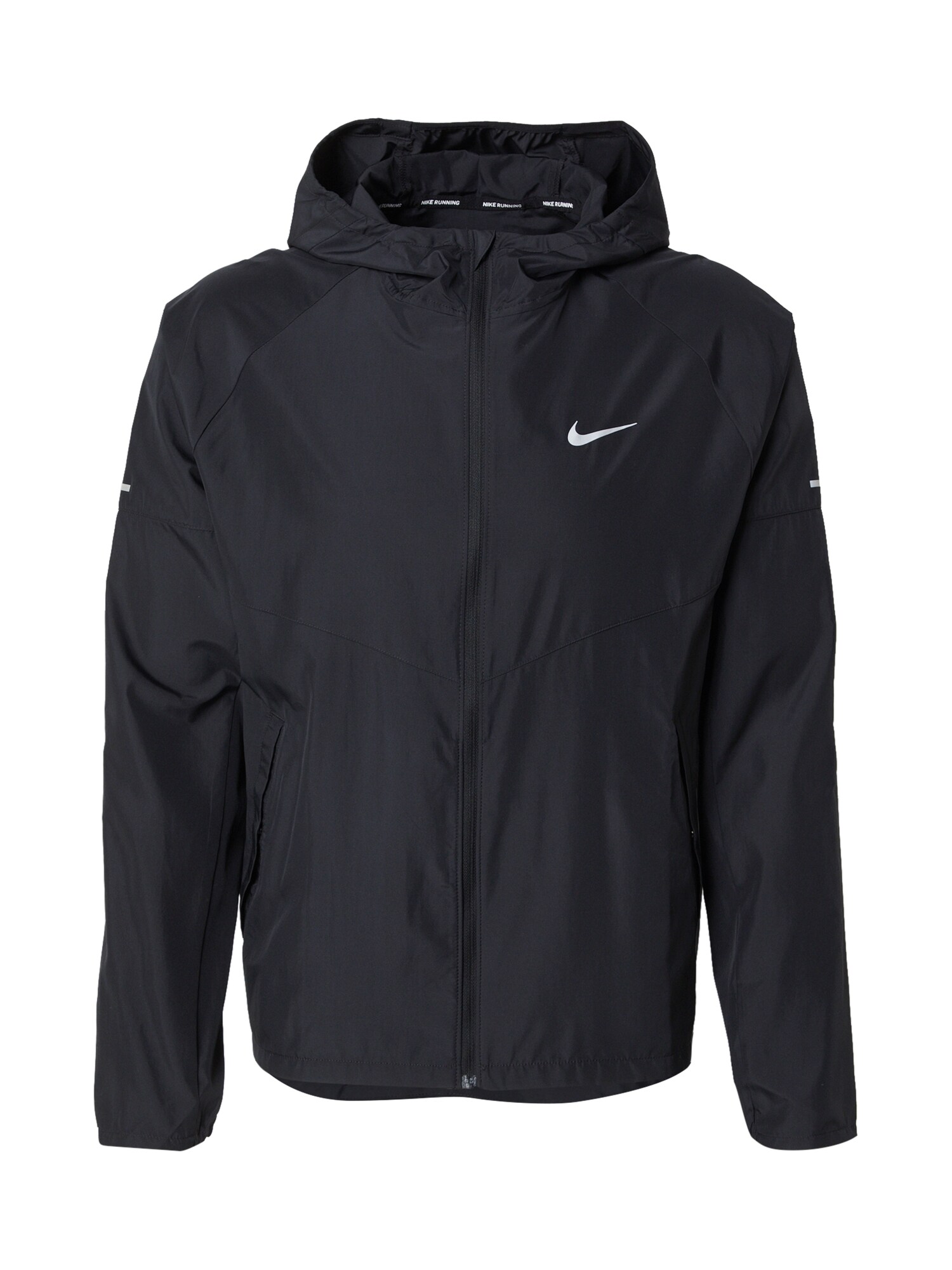 NIKE Geacă sport  negru / alb