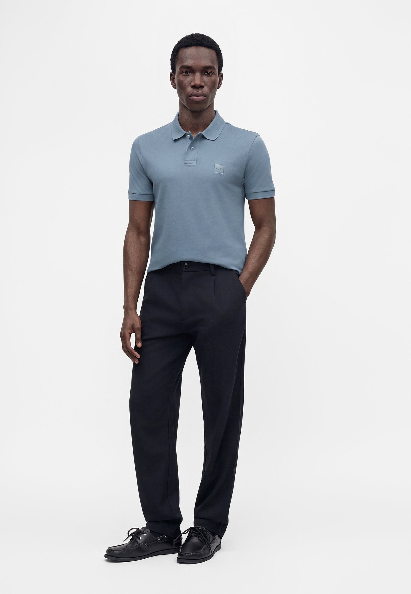 BOSS Camiseta 'Passenger'  azul paloma – imagen 2