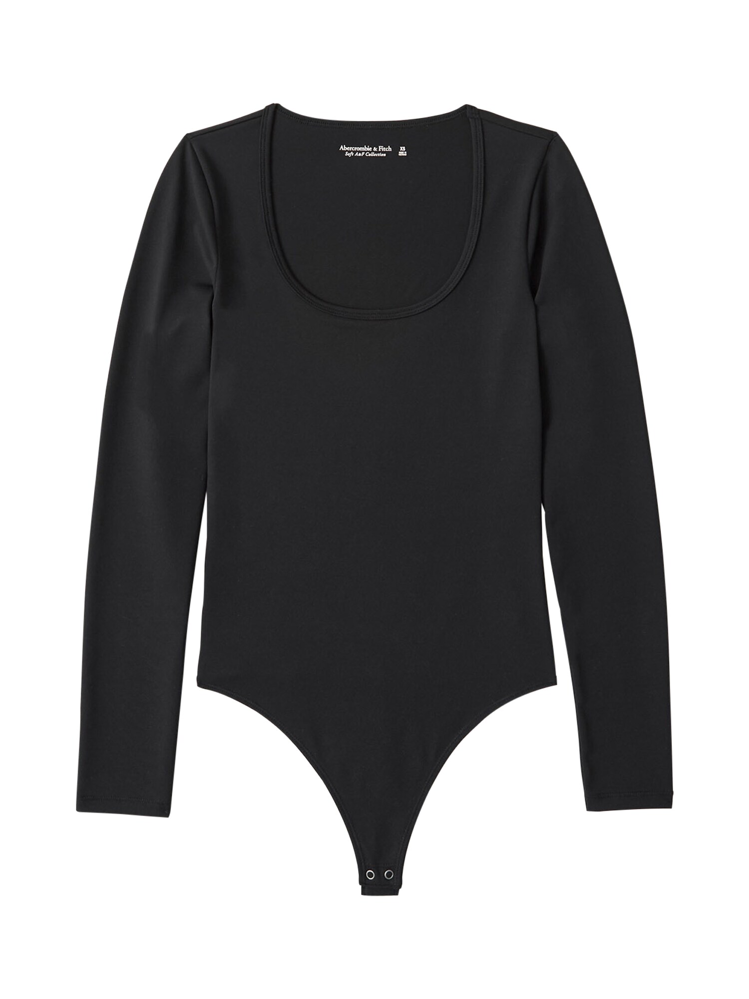 Abercrombie & Fitch Marškinėliai-glaustinukė 'Seamless'  juoda