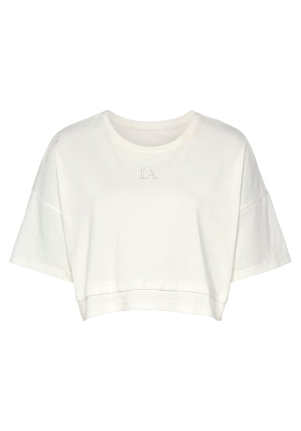 LASCANA, Oversize póló, fehér, 3 kép a 7 közül