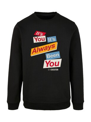 F4NT4STIC Sweatshirt ‘Sex Education It Always Been You Netflix TV Series’ Oranje / Rood / Zwart / Wit