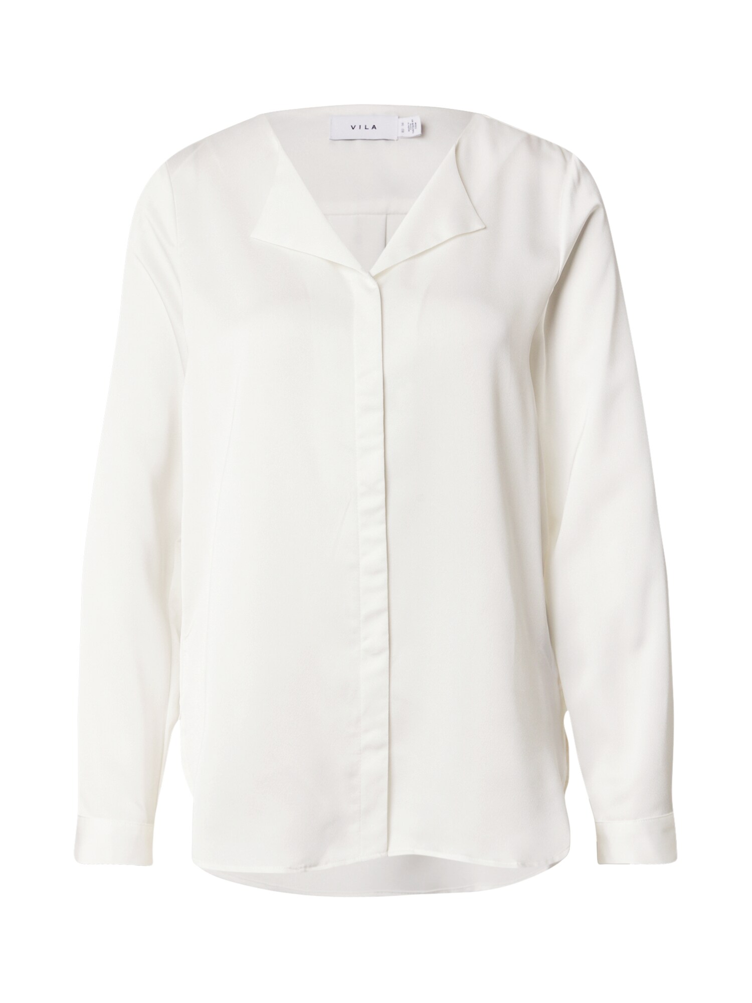 VILA Bluză VIELLETTE  alb