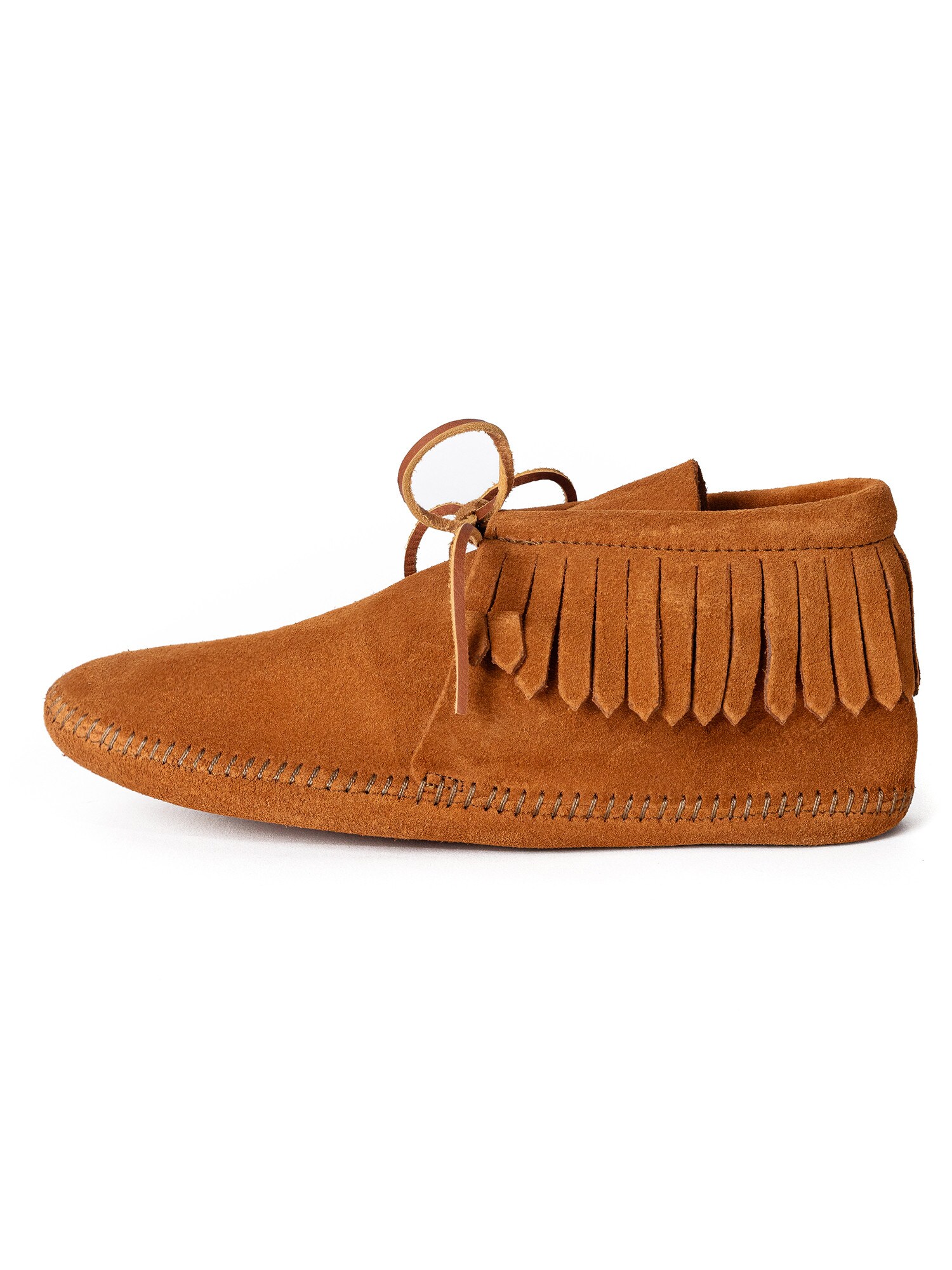 Minnetonka Šnurovacie topánky 'Classic Fringe'  hnedá