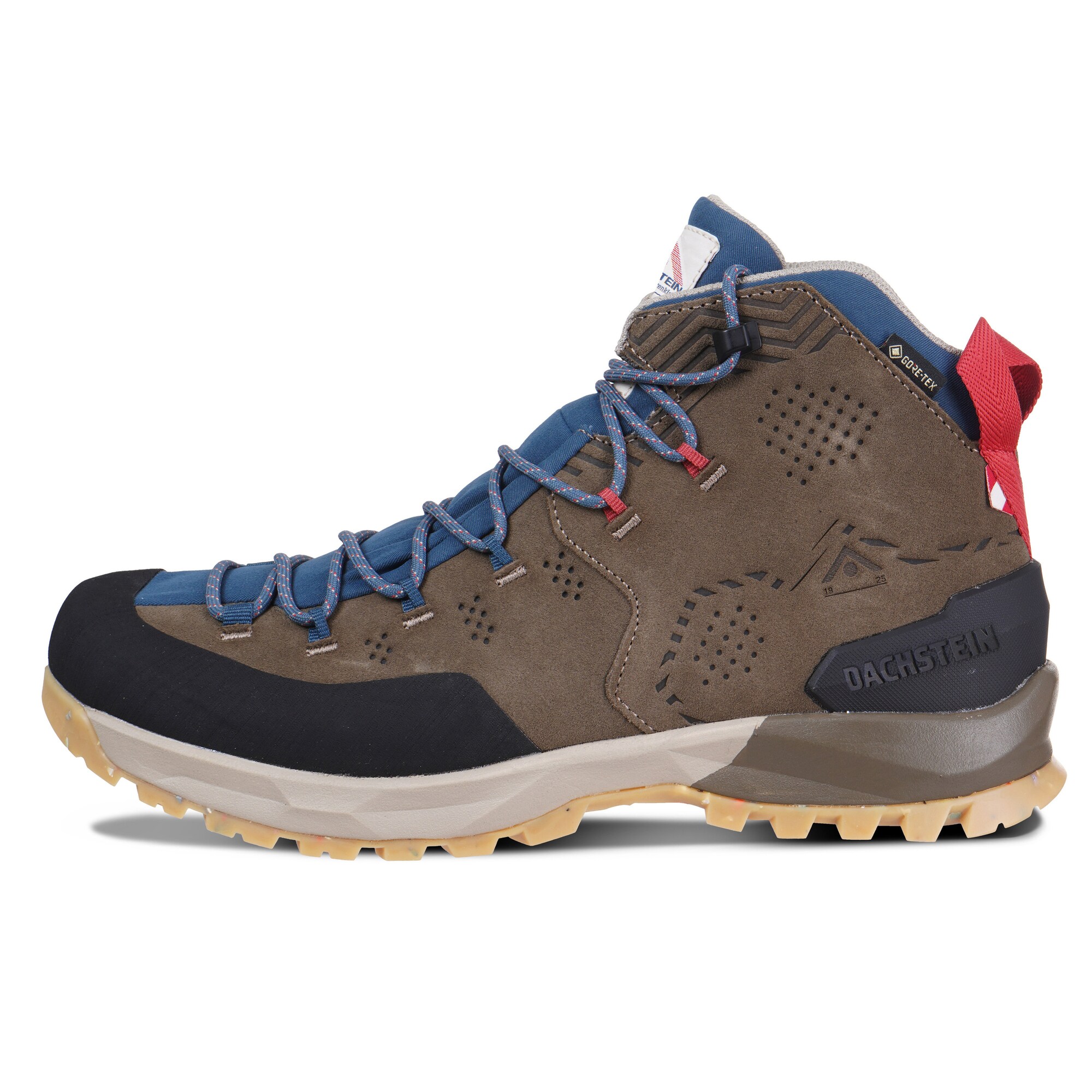 Dachstein Veterboots 'Westgrat Mc Gtx 1925' Blauw / Bruin / Rood / Zwart