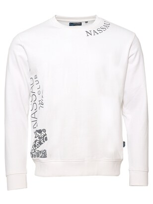 NASSAU Beach Club Sweatshirt ‘NB231043’ Zwart / Offwhite