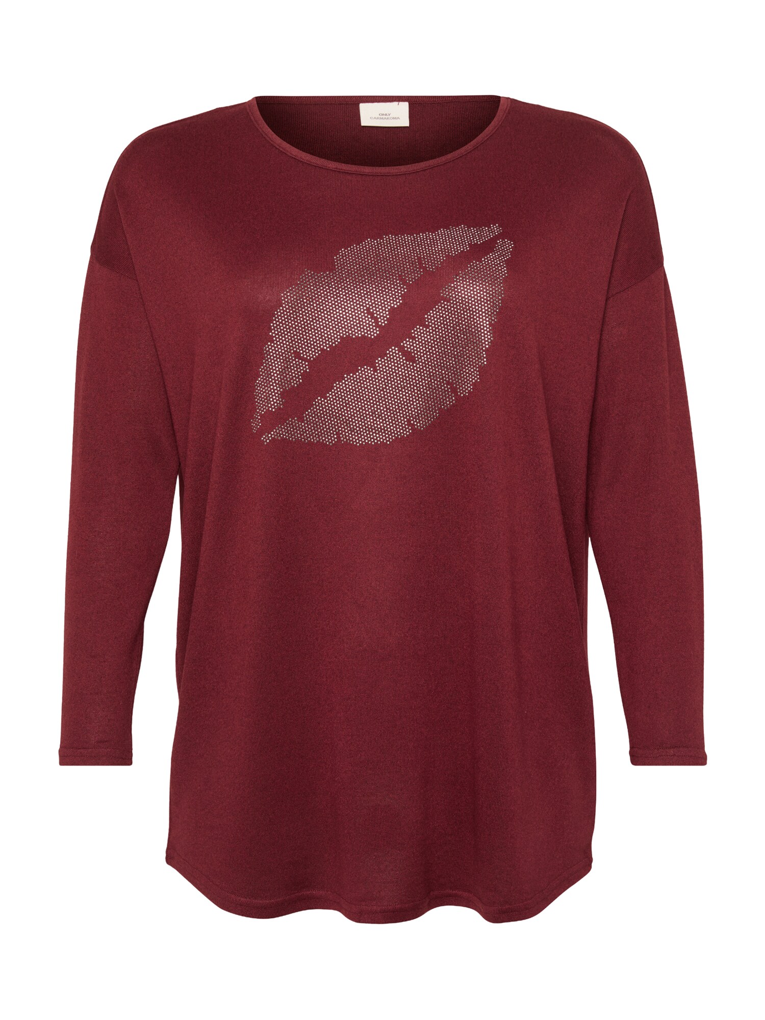 ONLY Carmakoma Tricou CARMALBA  roșu carmin / argintiu