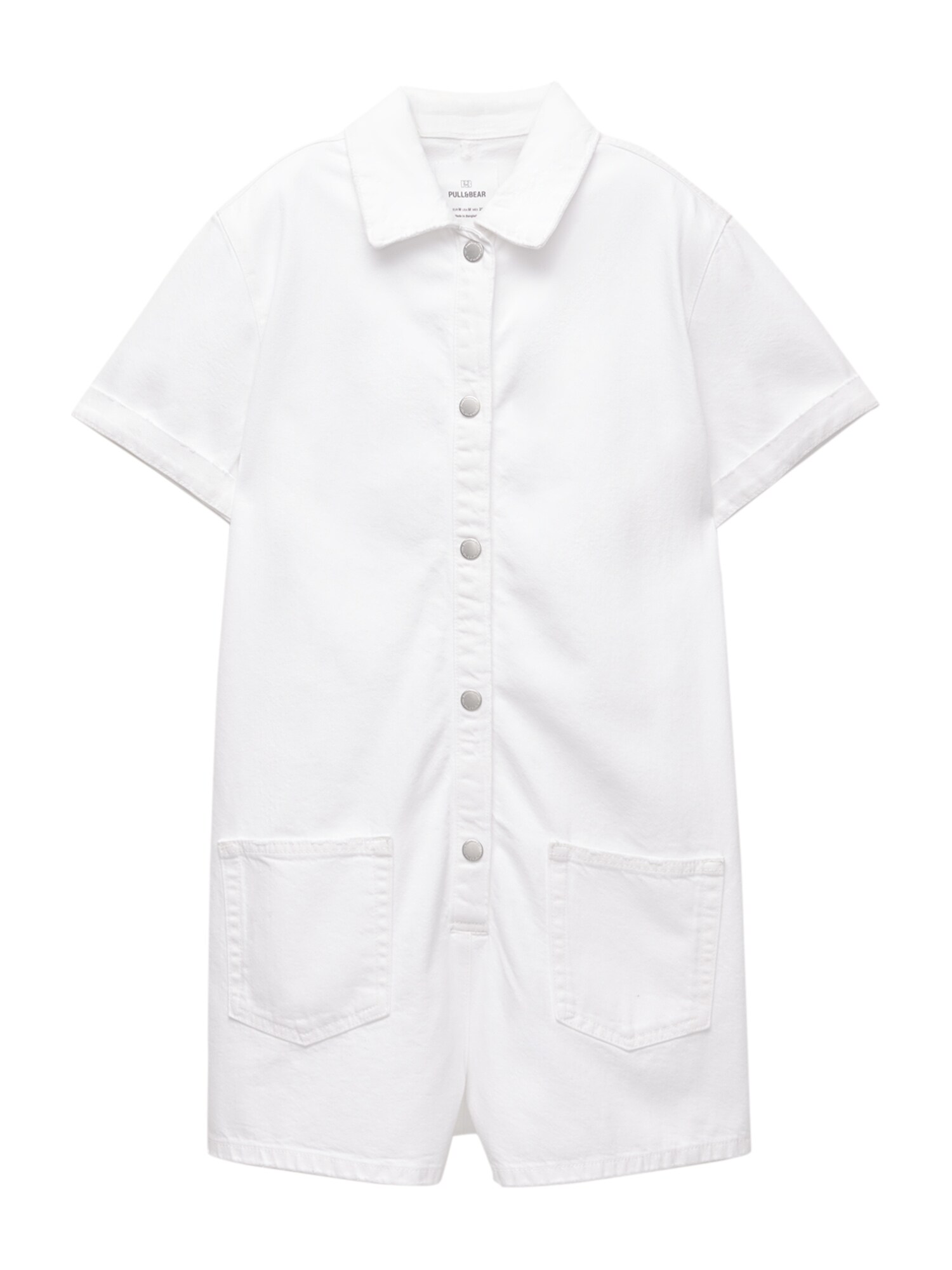 Pull&Bear Salopeta  alb