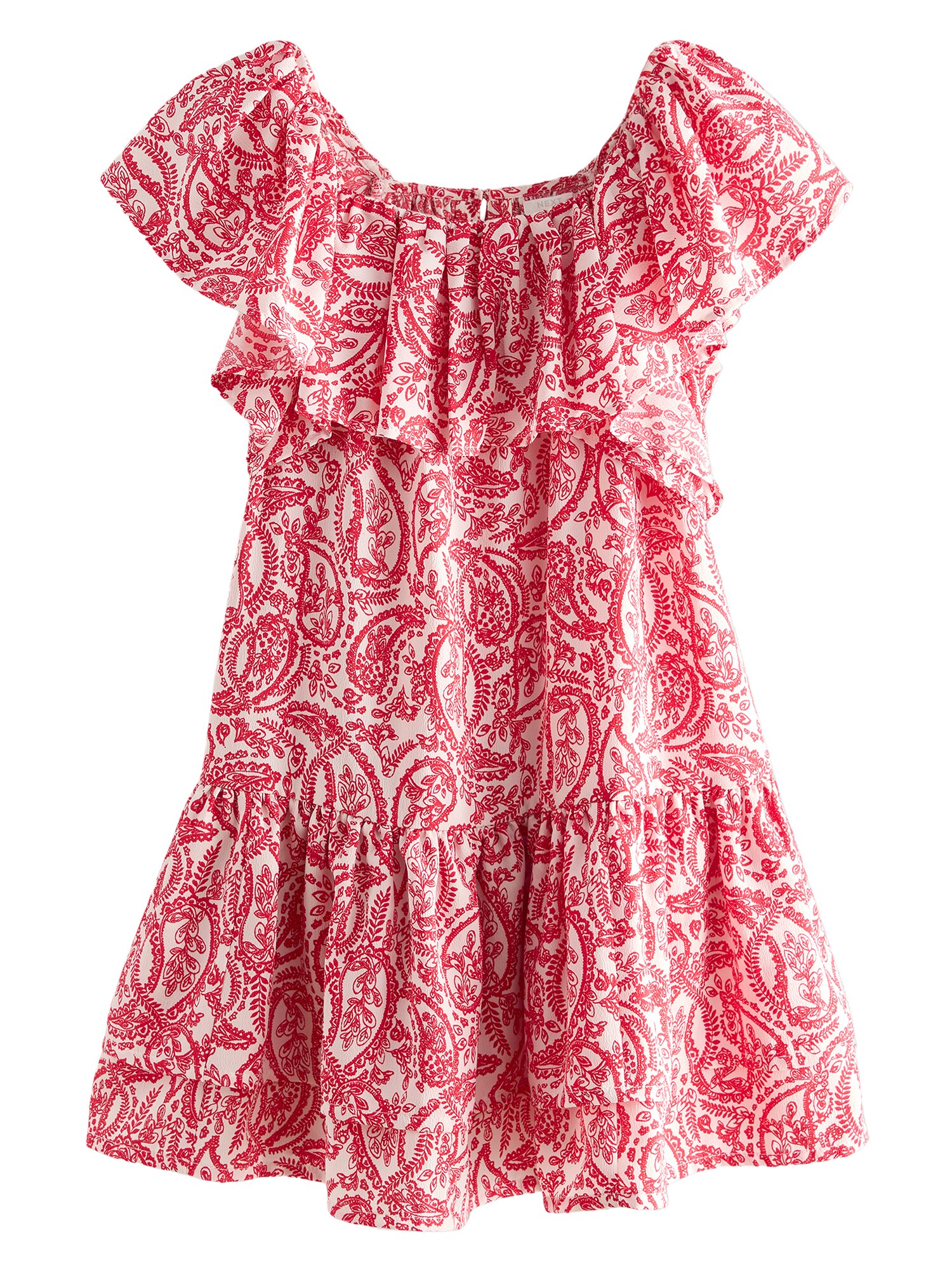 Next Rochie  roșu / alb