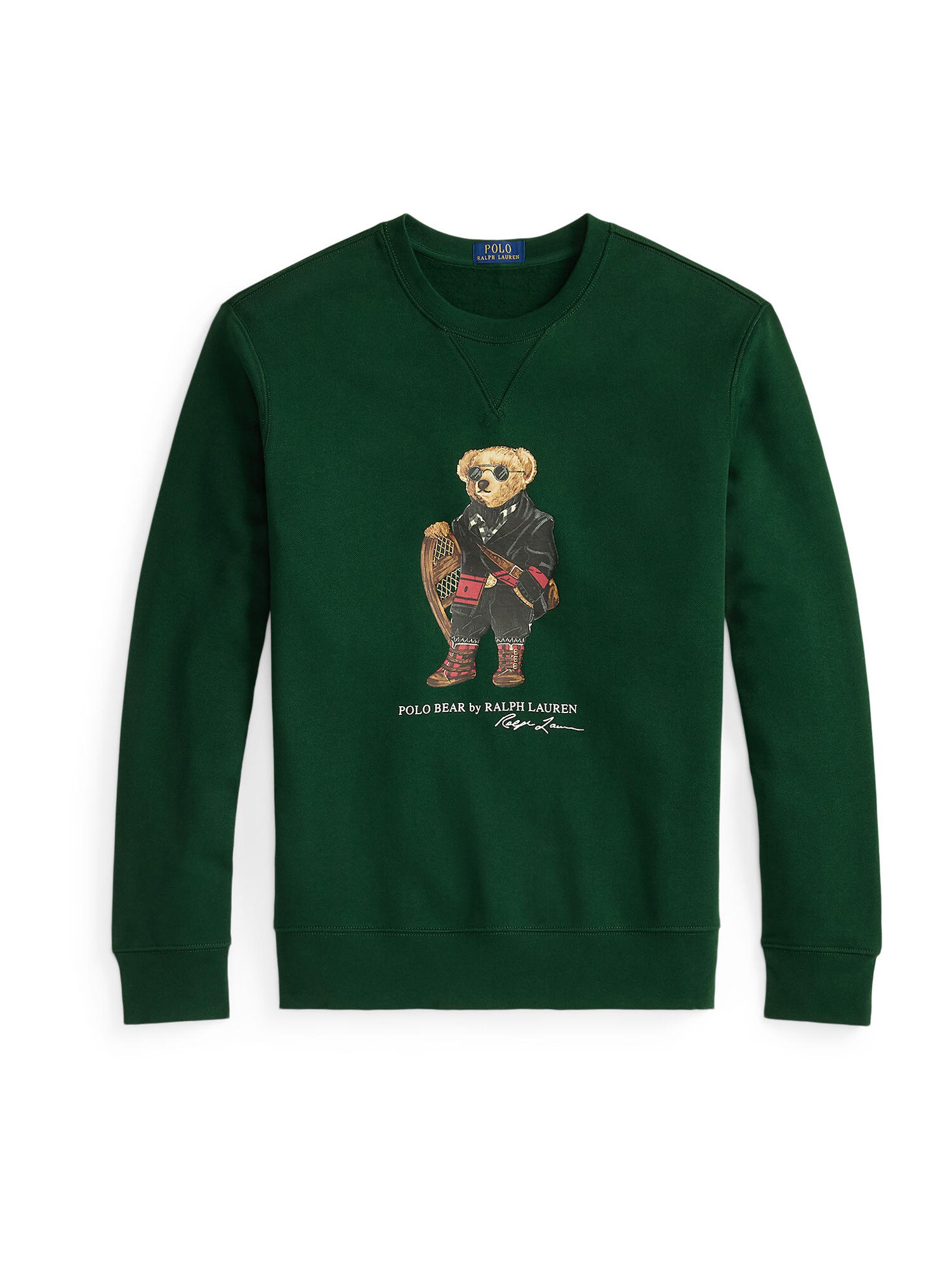 Polo Ralph Lauren Bluză de molton  maro / verde închis / roșu / negru / alb