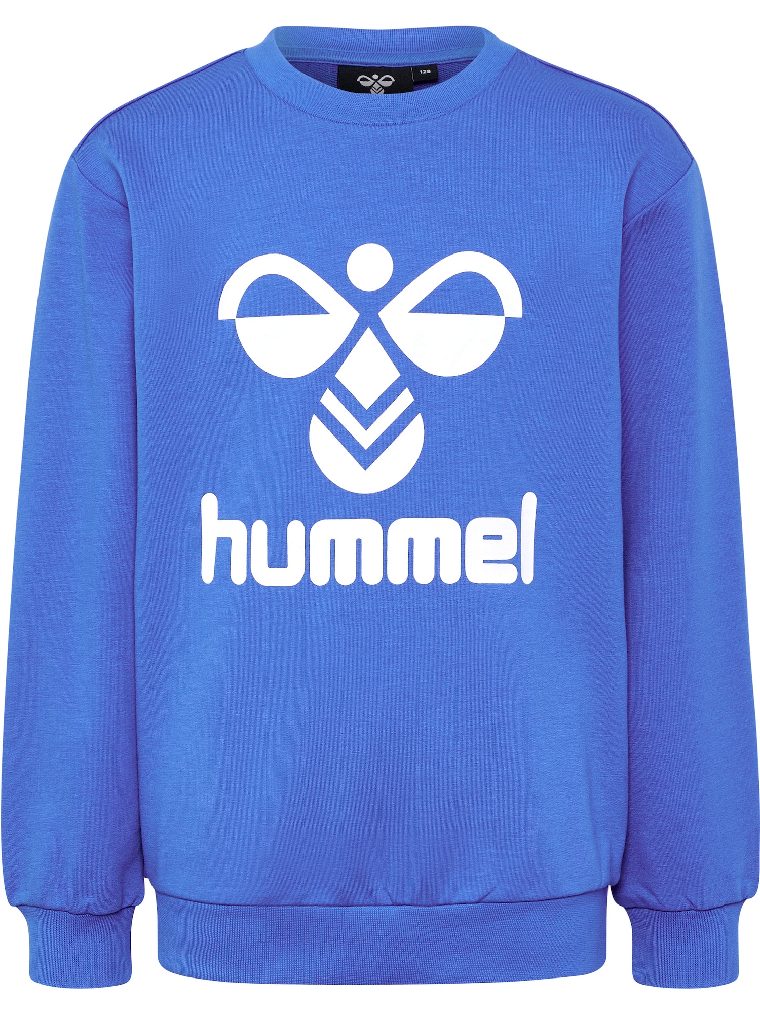Hummel Športna majica  modra / bela