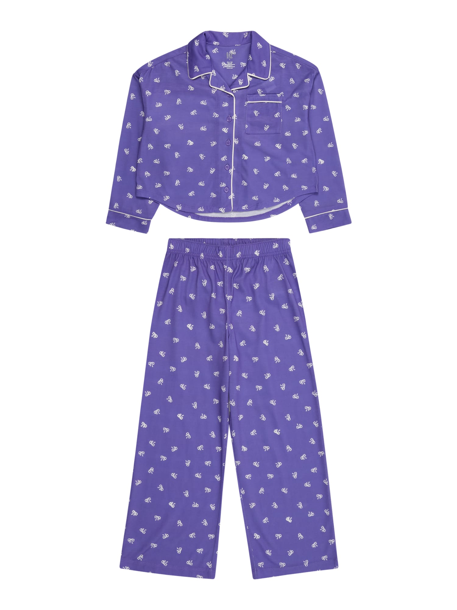 Gap Pijamale Lila / Alb-image