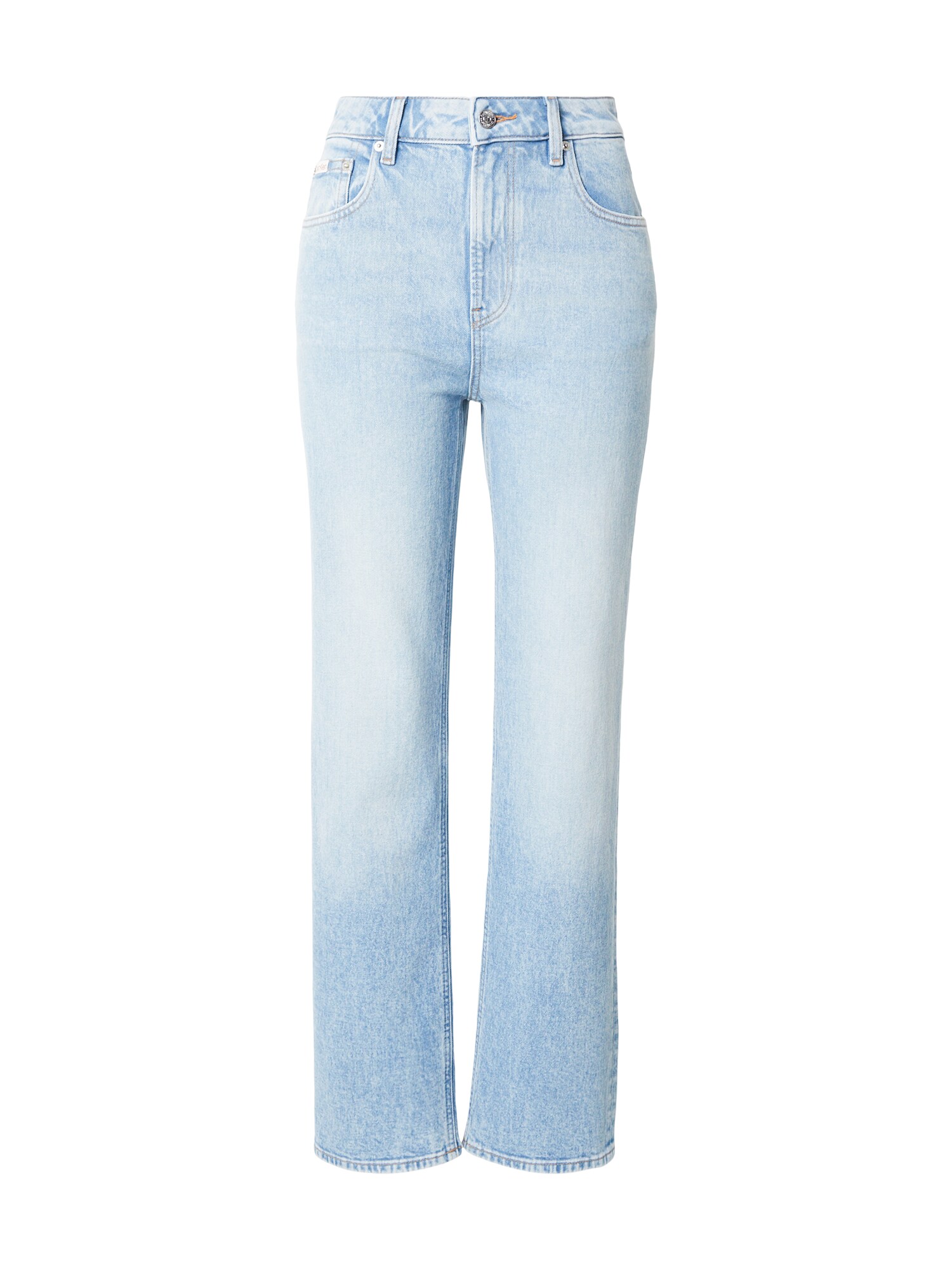 Calvin Klein Jeans Jeans 'High Rise Straight'  albastru