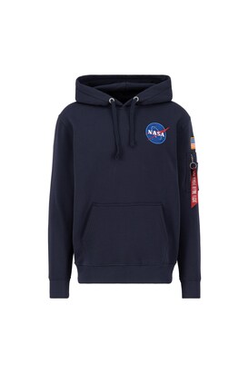 alpha industries Sweatshirt ‘Space Shuttle’ Blauw / Donkerblauw / Rood / Wit