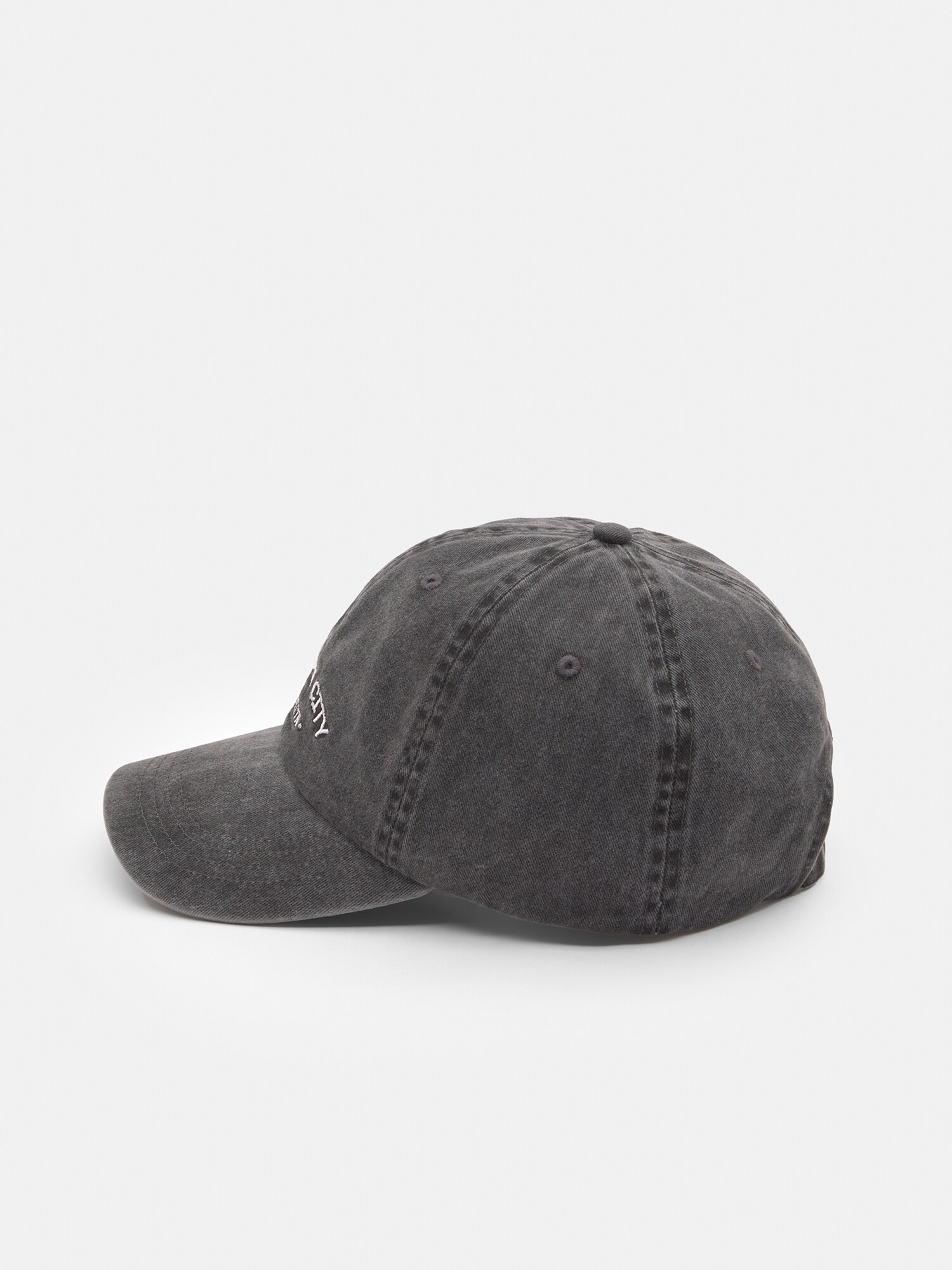 Pull&Bear Șapcă  negru / alb