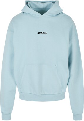 Merchcode Sweatshirt ‘Stabil’ Lichtblauw / Zwart