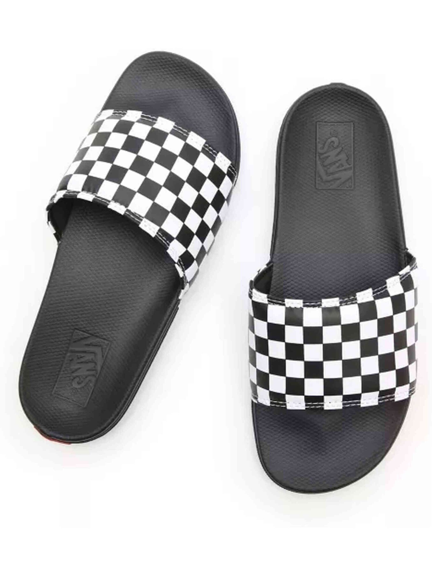 Chanclas de Niña y Niño Vans Off The Wall la Costa Slide-on Checkerboard Whtblkchck – imagen 2
