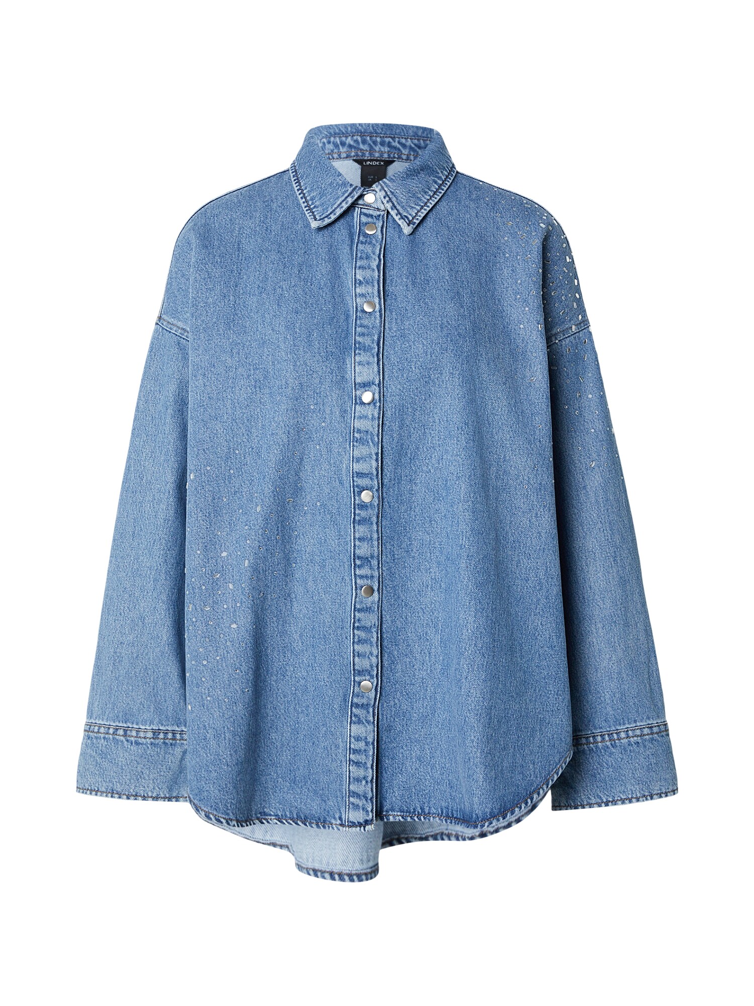Lindex Bluză Astrid  albastru denim