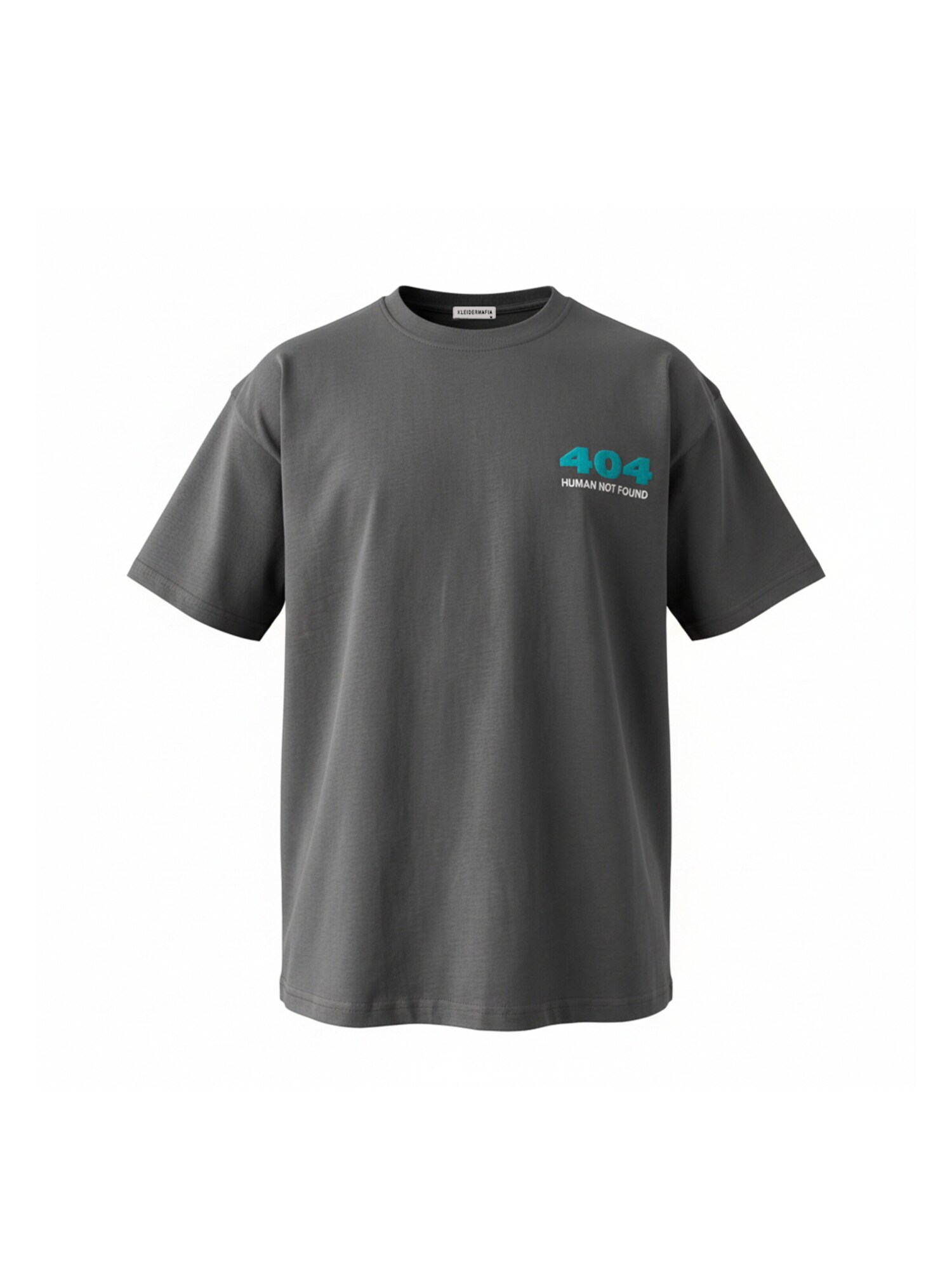 Kleidermafia Camiseta 'Oversize 404 T-shirt - Anthracite' antracita