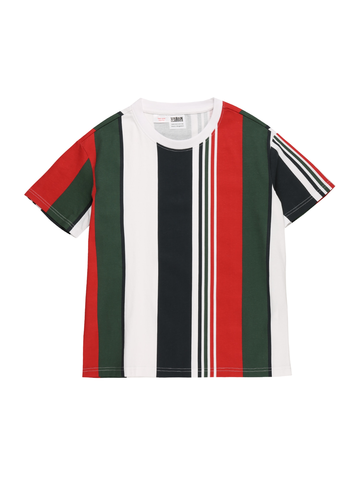Urban Classics Kids Marškinėliai balta / raudona / tamsiai mėlyna / tamsiai žalia