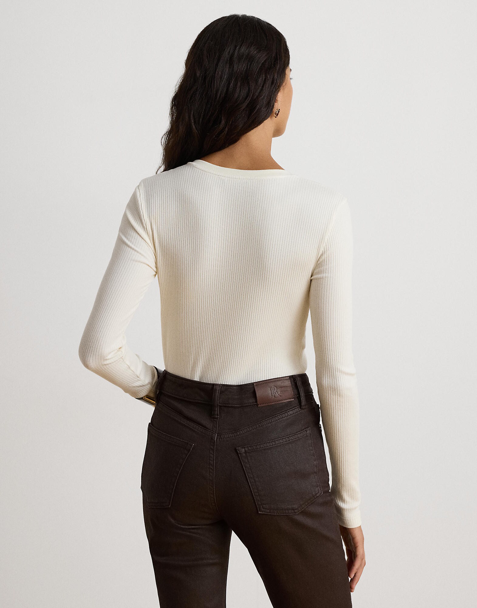 Lauren Ralph Lauren Camiseta crema – imagen 11