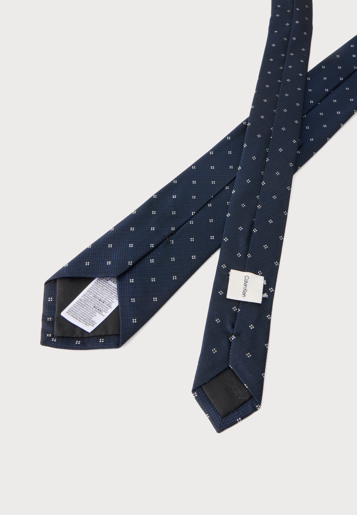 Calvin Klein Corbata 'TRENTO' navy / blanco – imagen 2