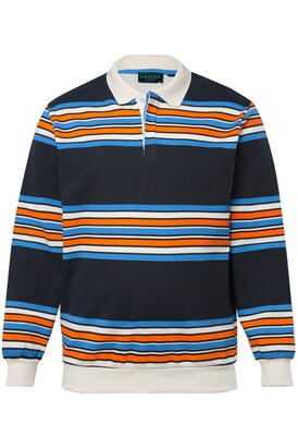 Boston Park Sweatshirt Blauw / Navy / Oranje / Wit