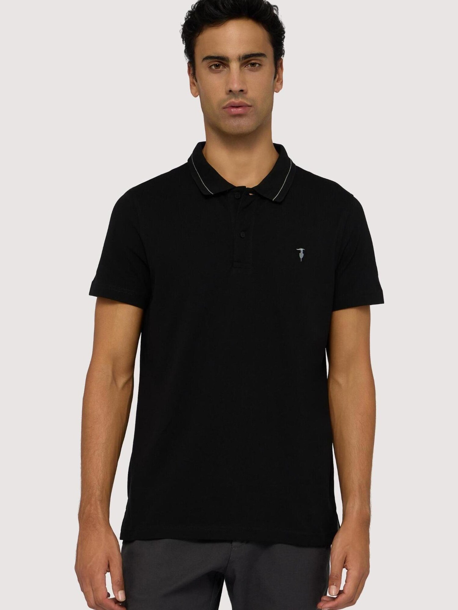 Trussardi Camiseta de fútbol negro – imagen 2