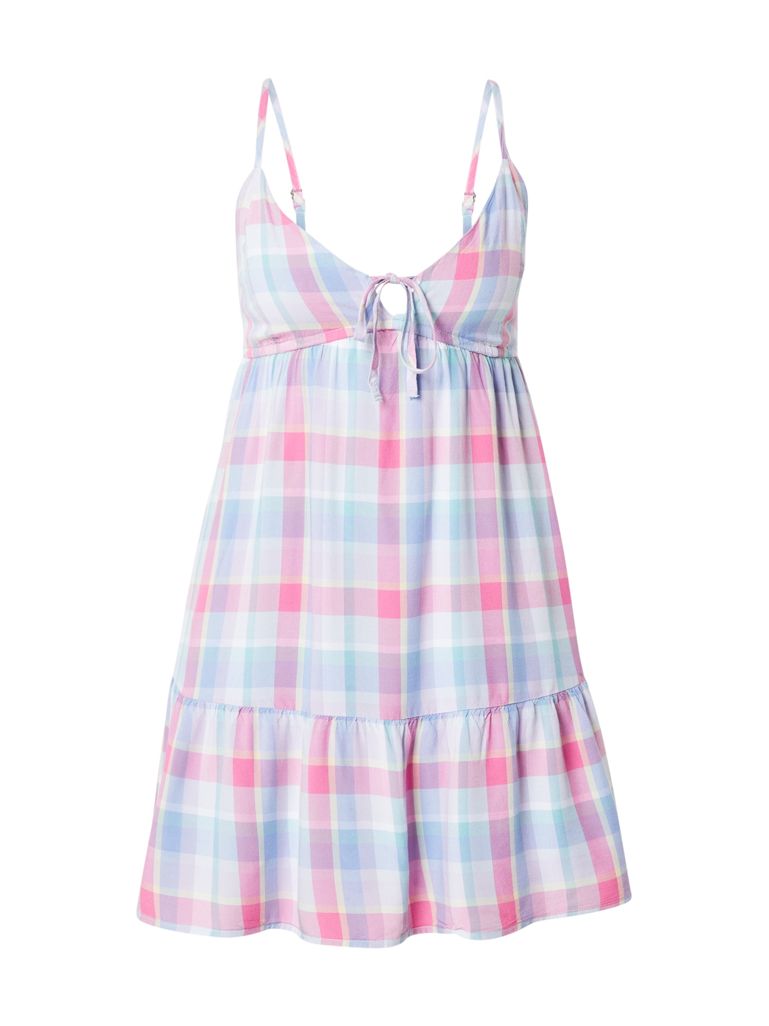 HOLLISTER Rochie de vară  albastru deschis / mov liliachiu / roz deschis / alb