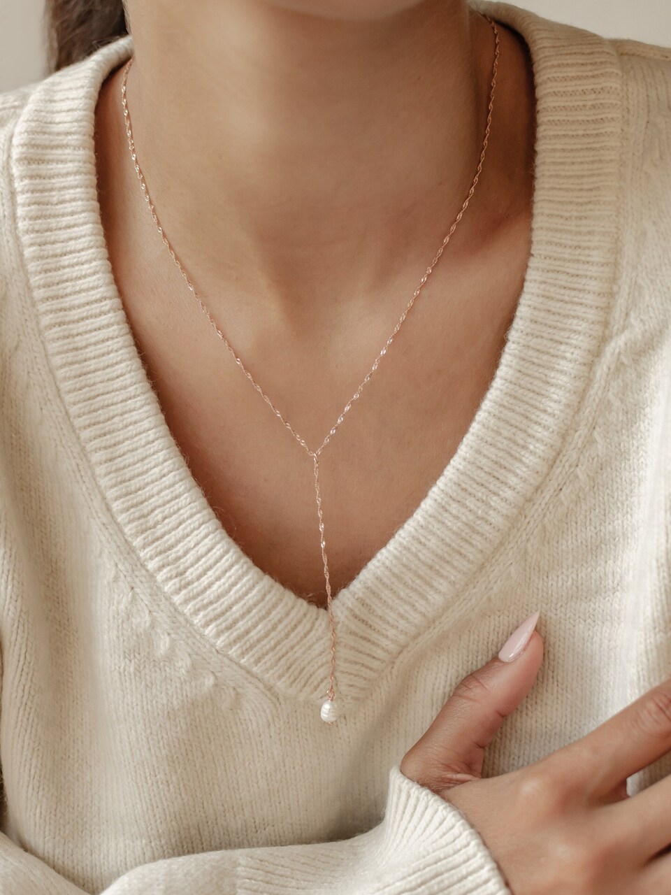 Halsband 'Pearl Drop'