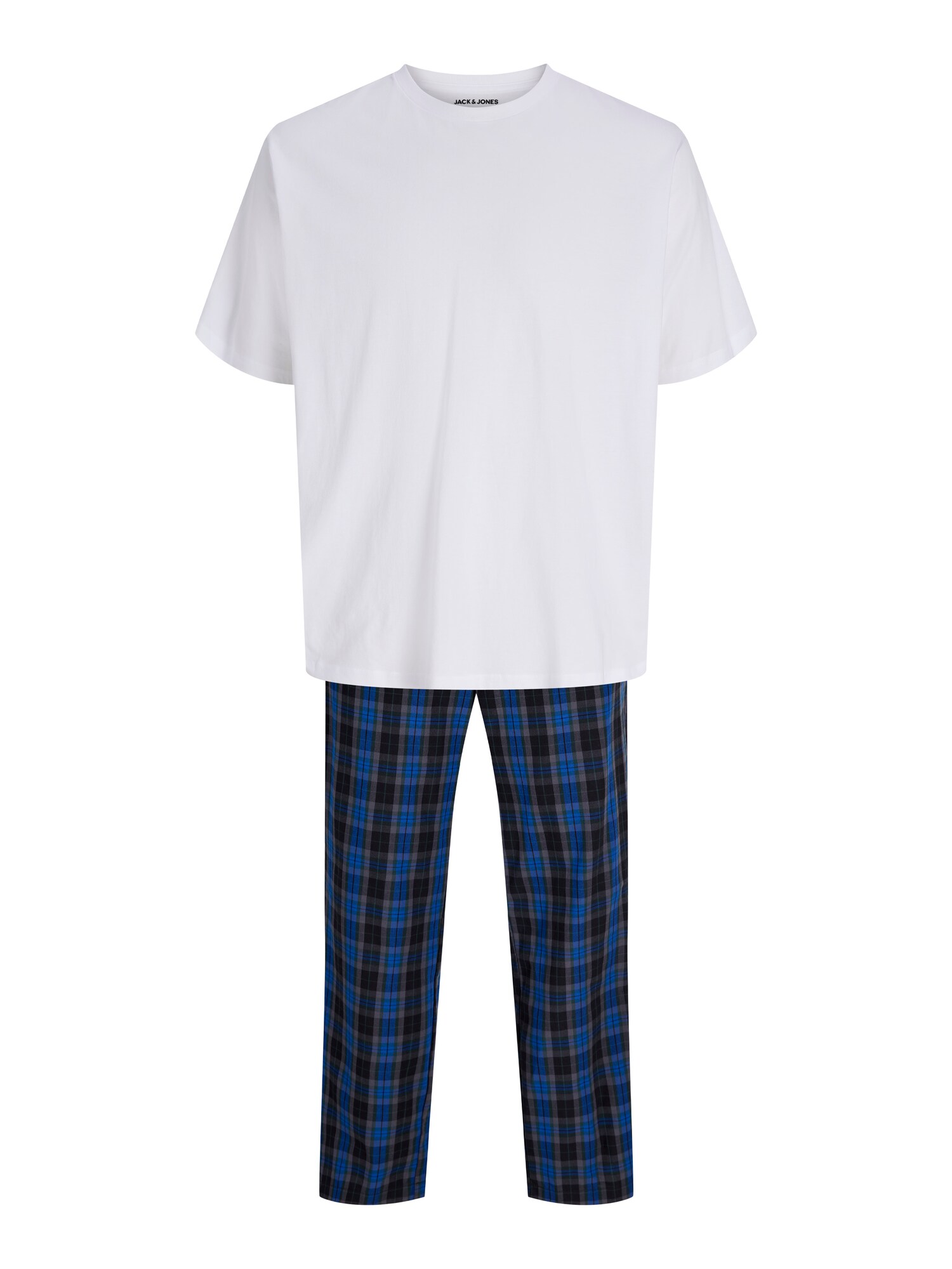 JACK & JONES Pijama largo 'JACFLORENCE' navy / verde / blanco
