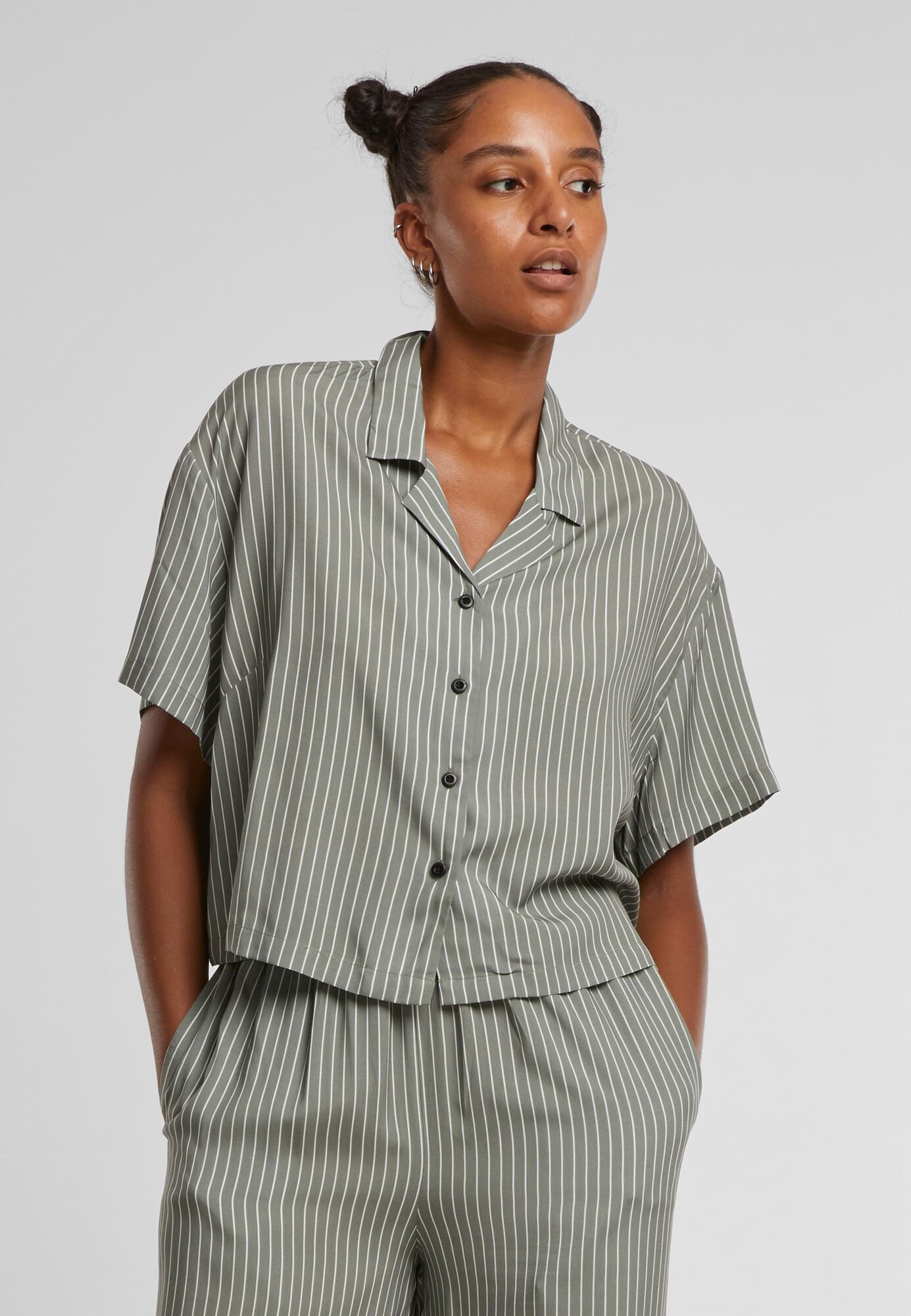 Thumbnail - Urban Classics Damen  Ladies Resort Shirt
