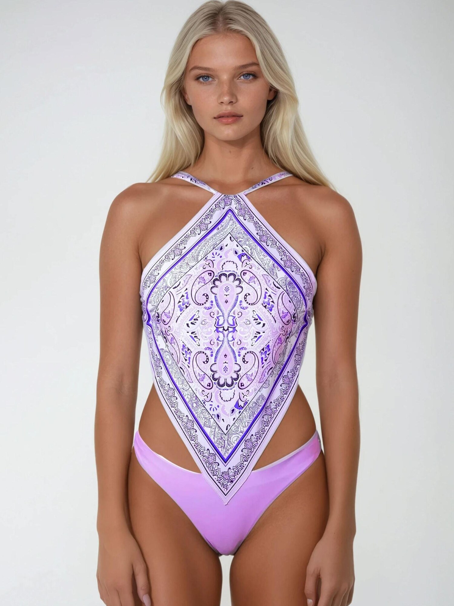 Flavia Valentini Bikini 'Capri'  lila pastel